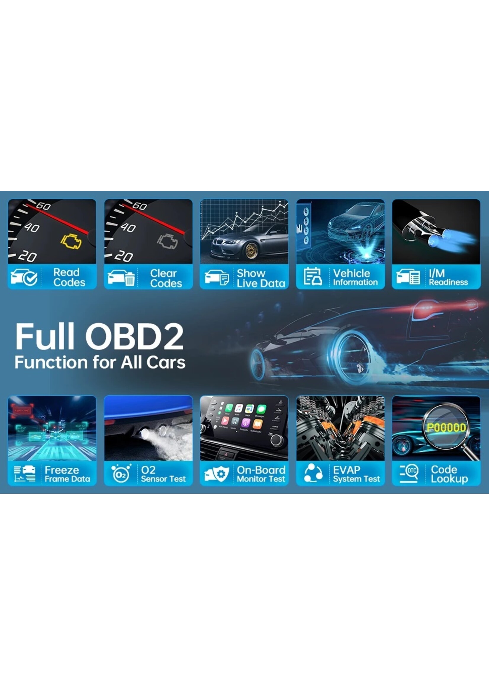 Autophix AUTOPHIX 7310 OBD2-scanner voor Land Rover en Jaguar