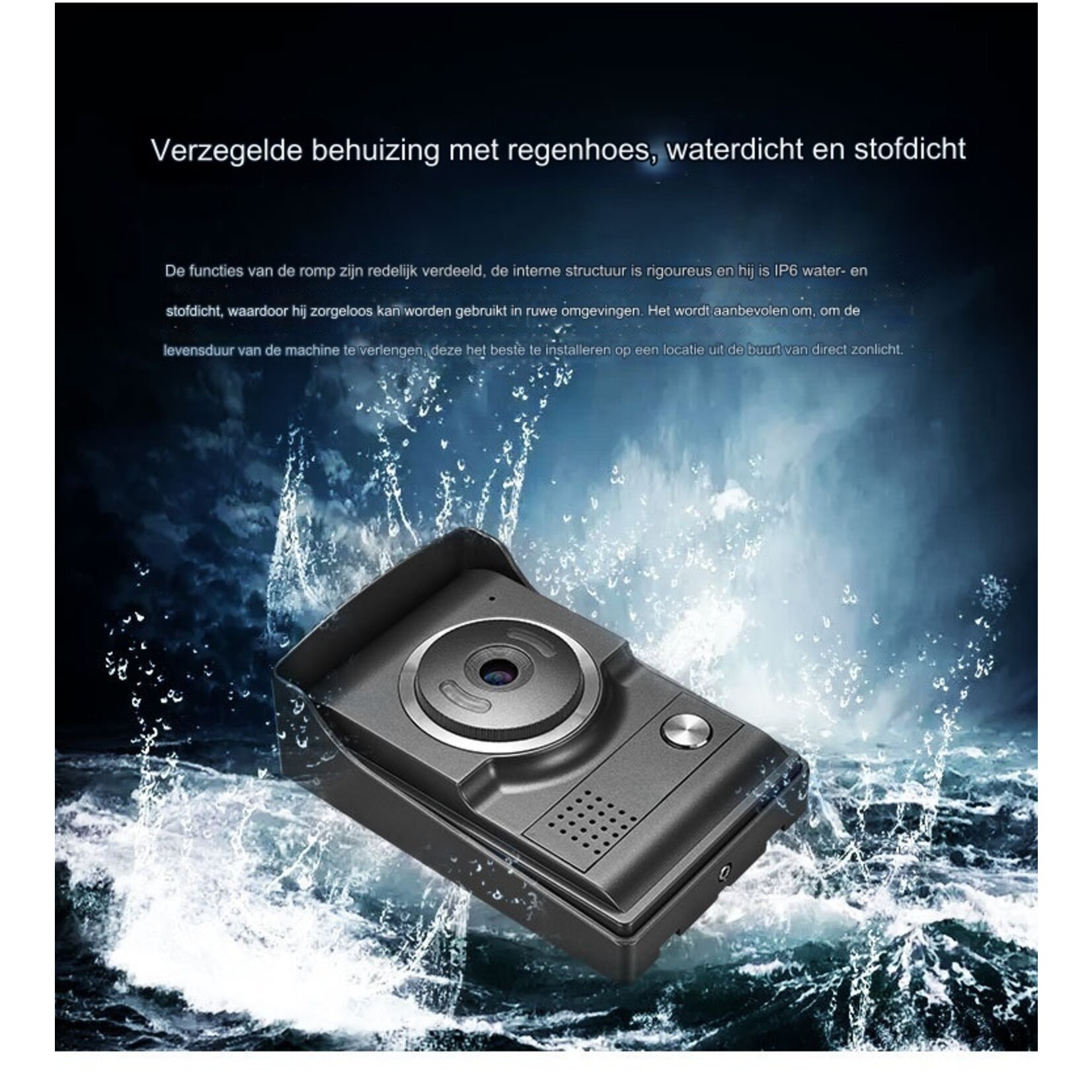 7-inch video-intercom deurbel villa slimme deurbel