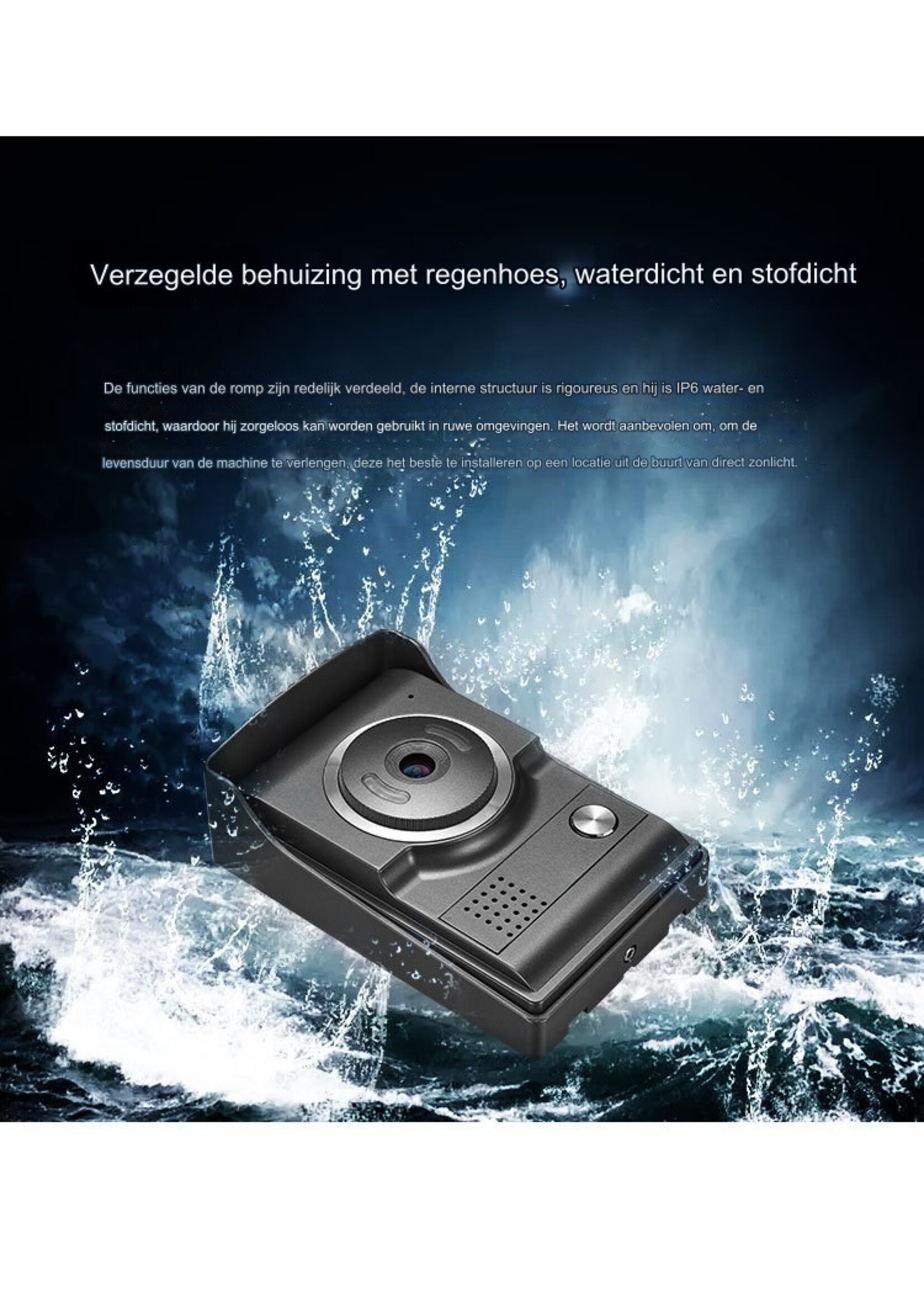 7-inch video-intercom deurbel villa slimme deurbel