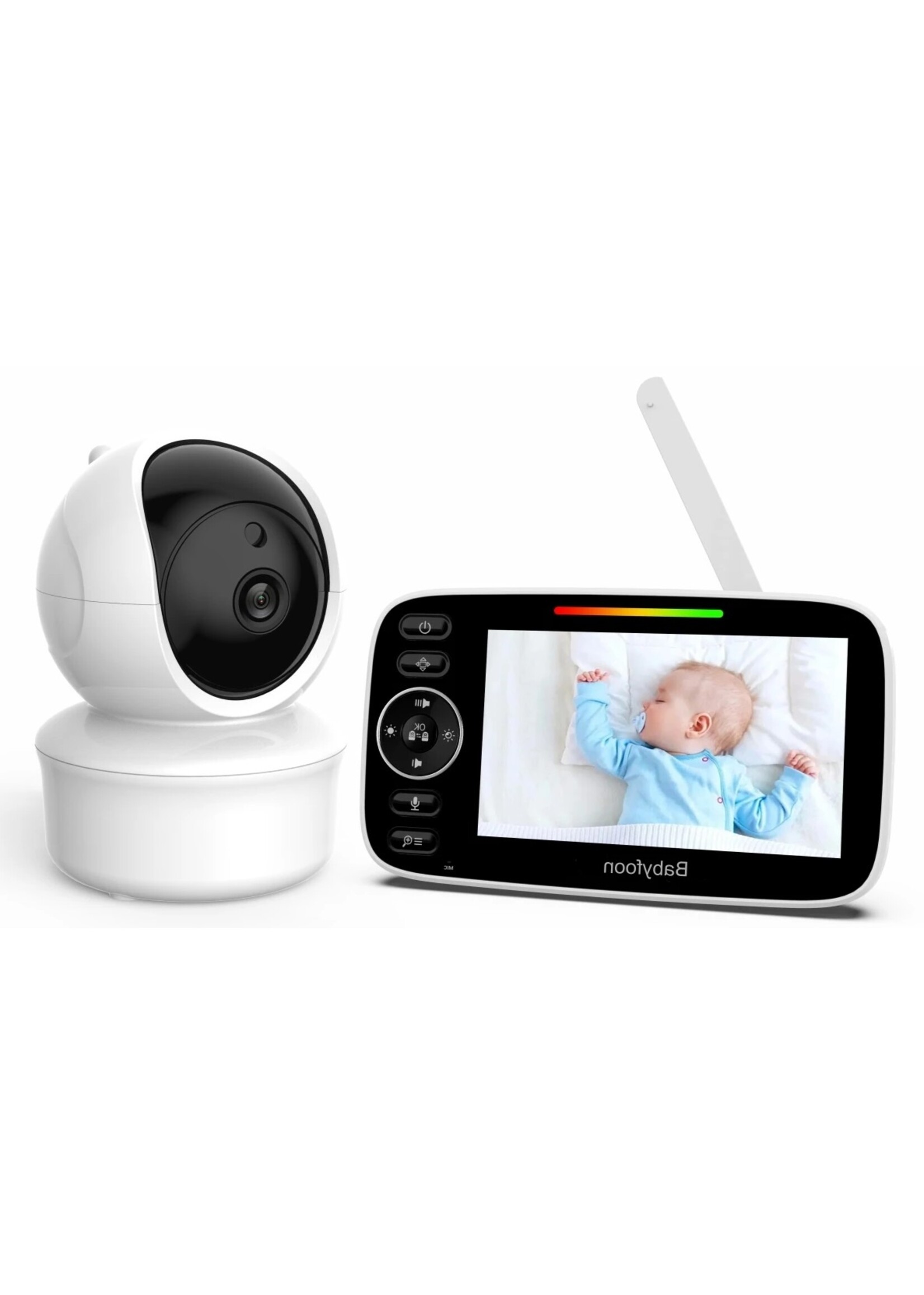 Babyfoon 4,3'' scherm Tweeweg audio-talk video