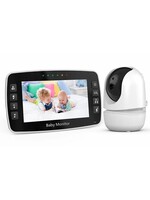 Babyfoon Bidirectionele audio Bewegingsdetectie Slimme video-babyfoon 4,3 inch