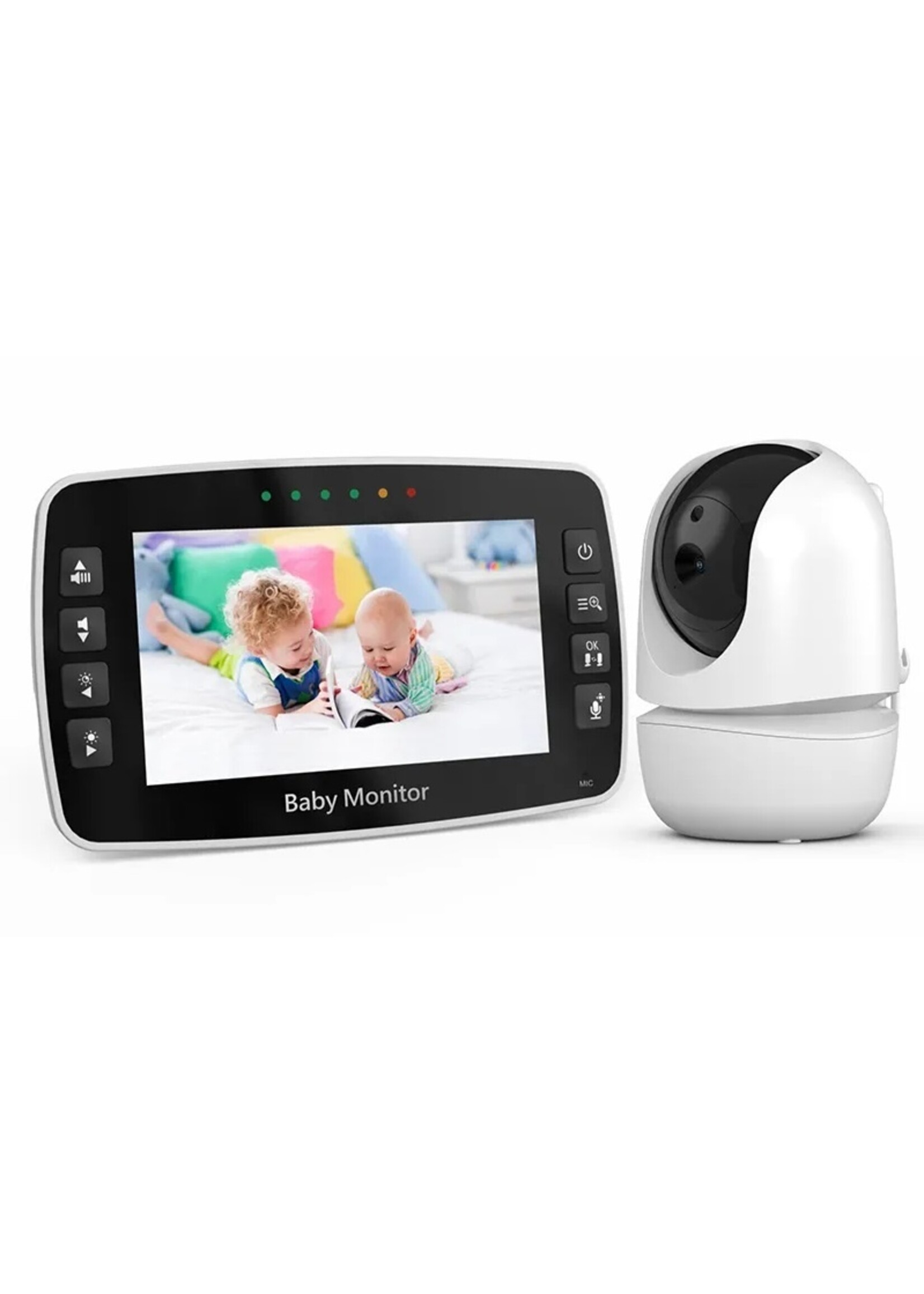 Babyfoon Bidirectionele audio Bewegingsdetectie Slimme video-babyfoon 4,3 inch