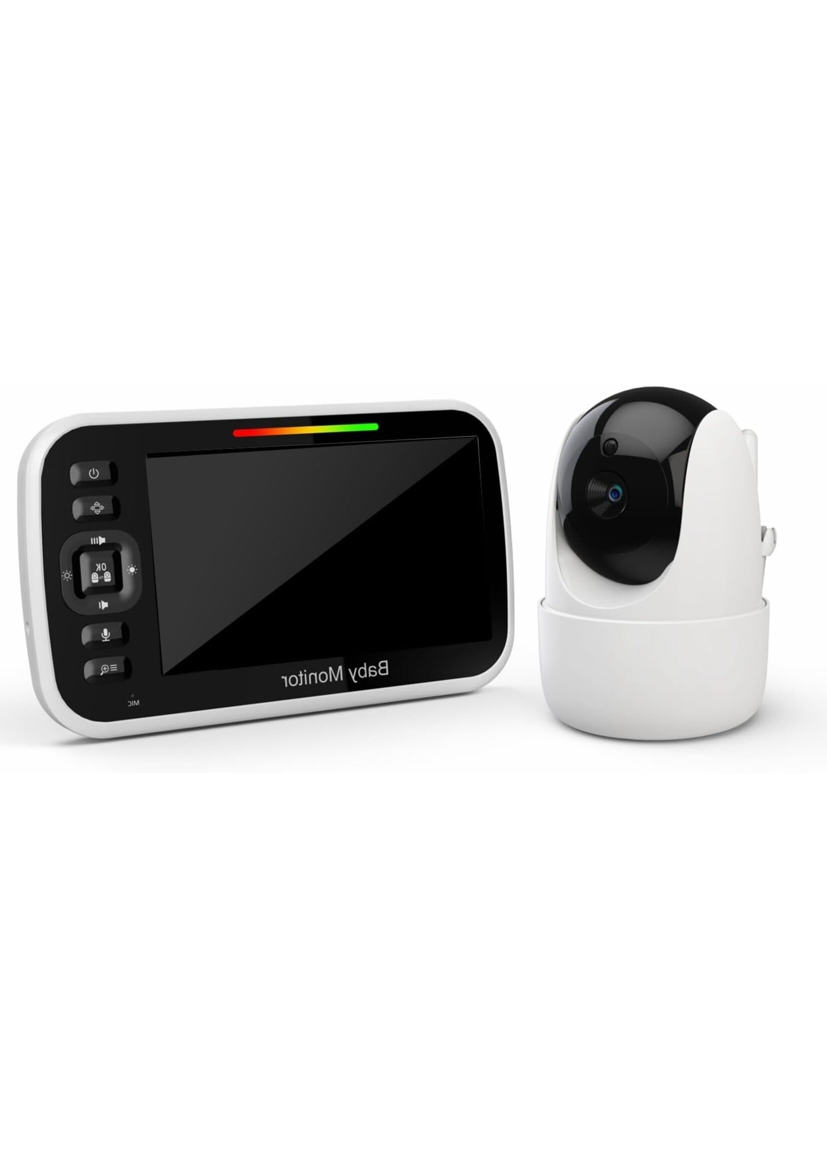 Babyfoon met camera en audio 5 inch scherm