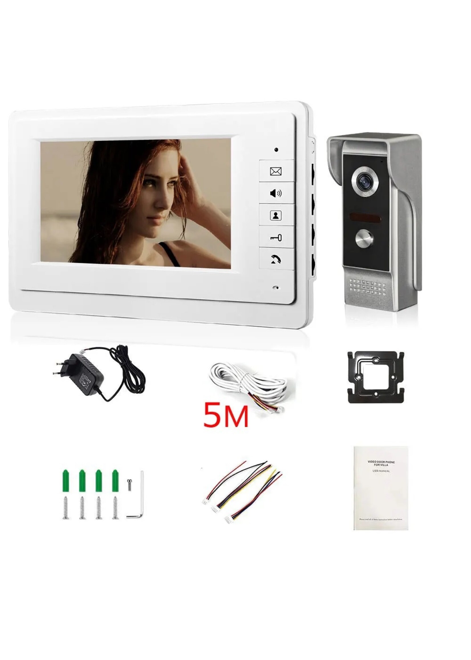 Visuele Intercom Deurbel 7 ''TFT LCD
