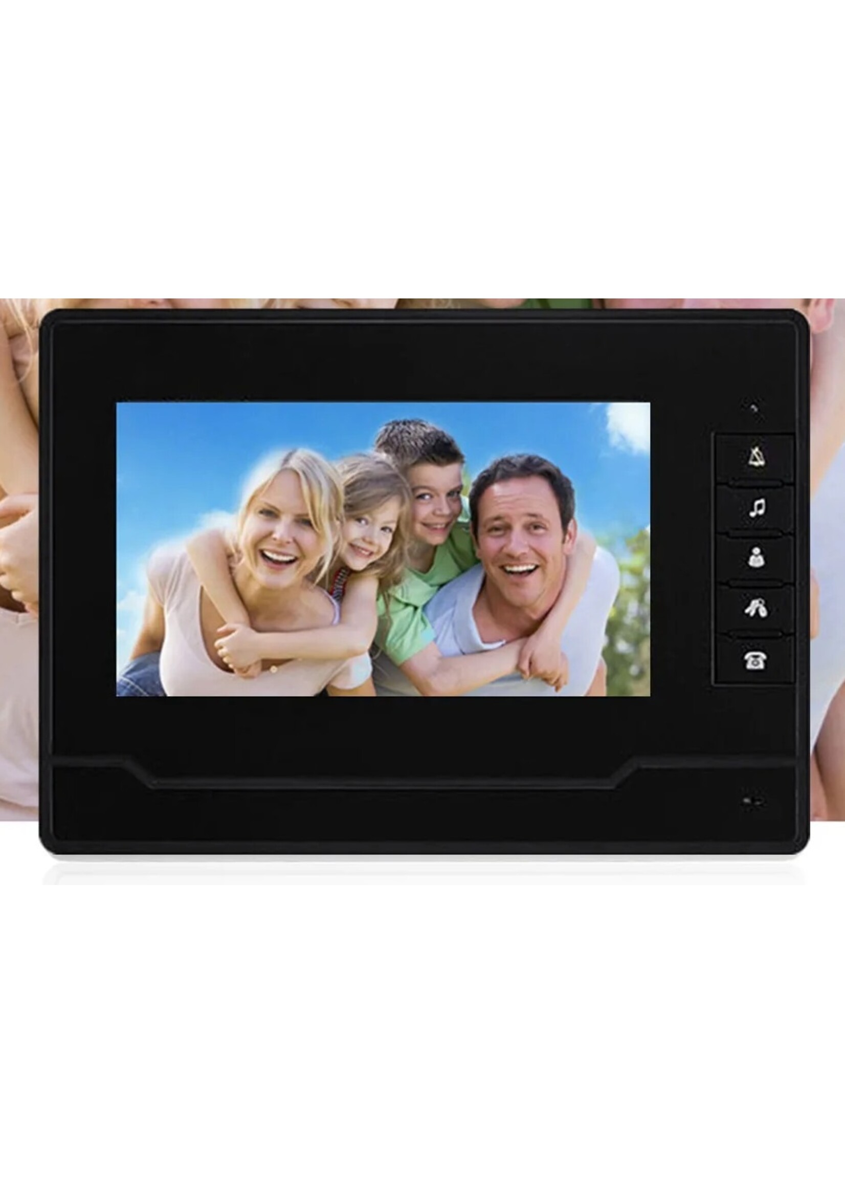 7 inch kleurenvideo deurtelefoon video-intercom deurbel lange afstand intercom