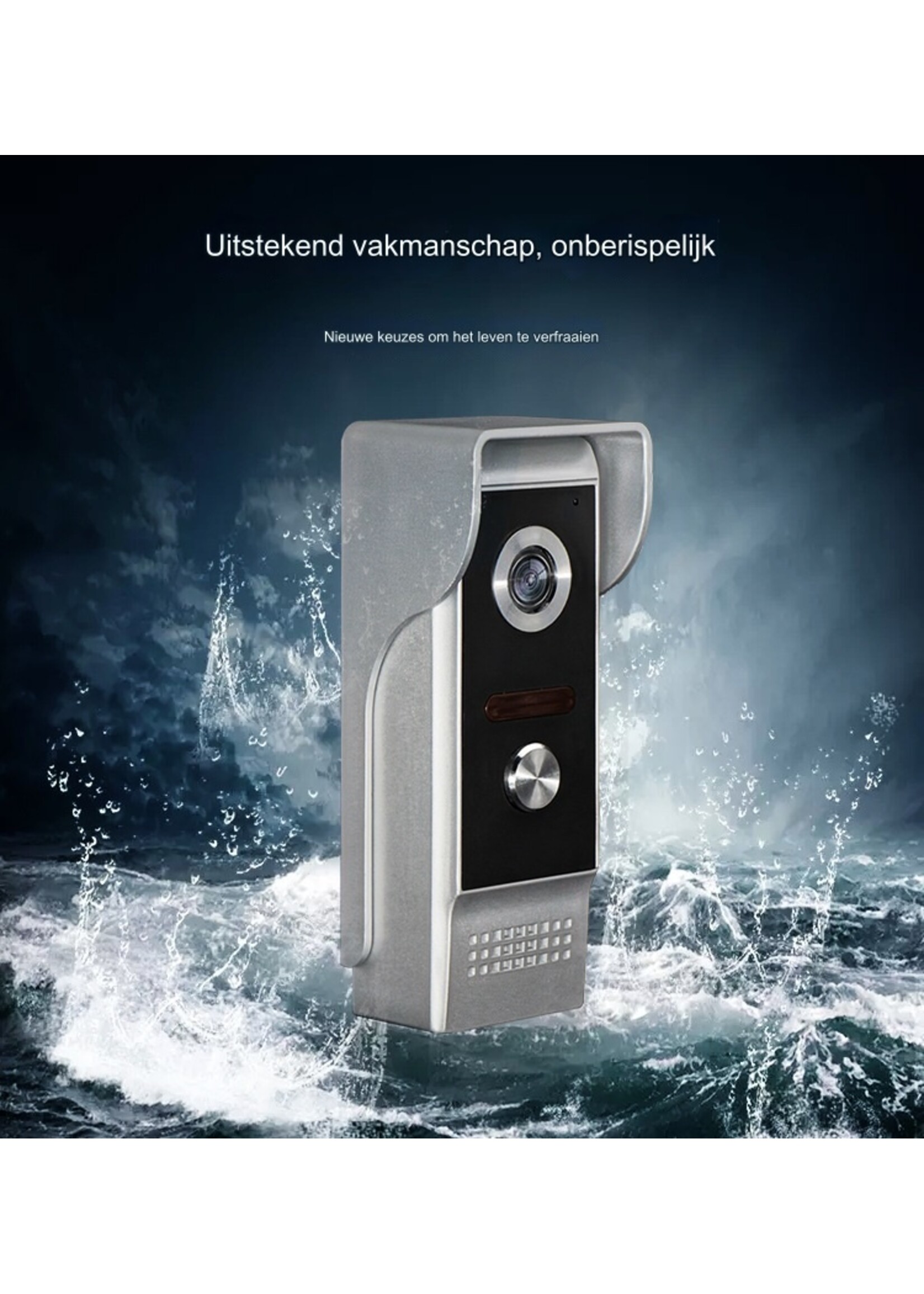 Smart 7''Video Deurbel IR Nachtzicht Intercom Video Deurtelefoon