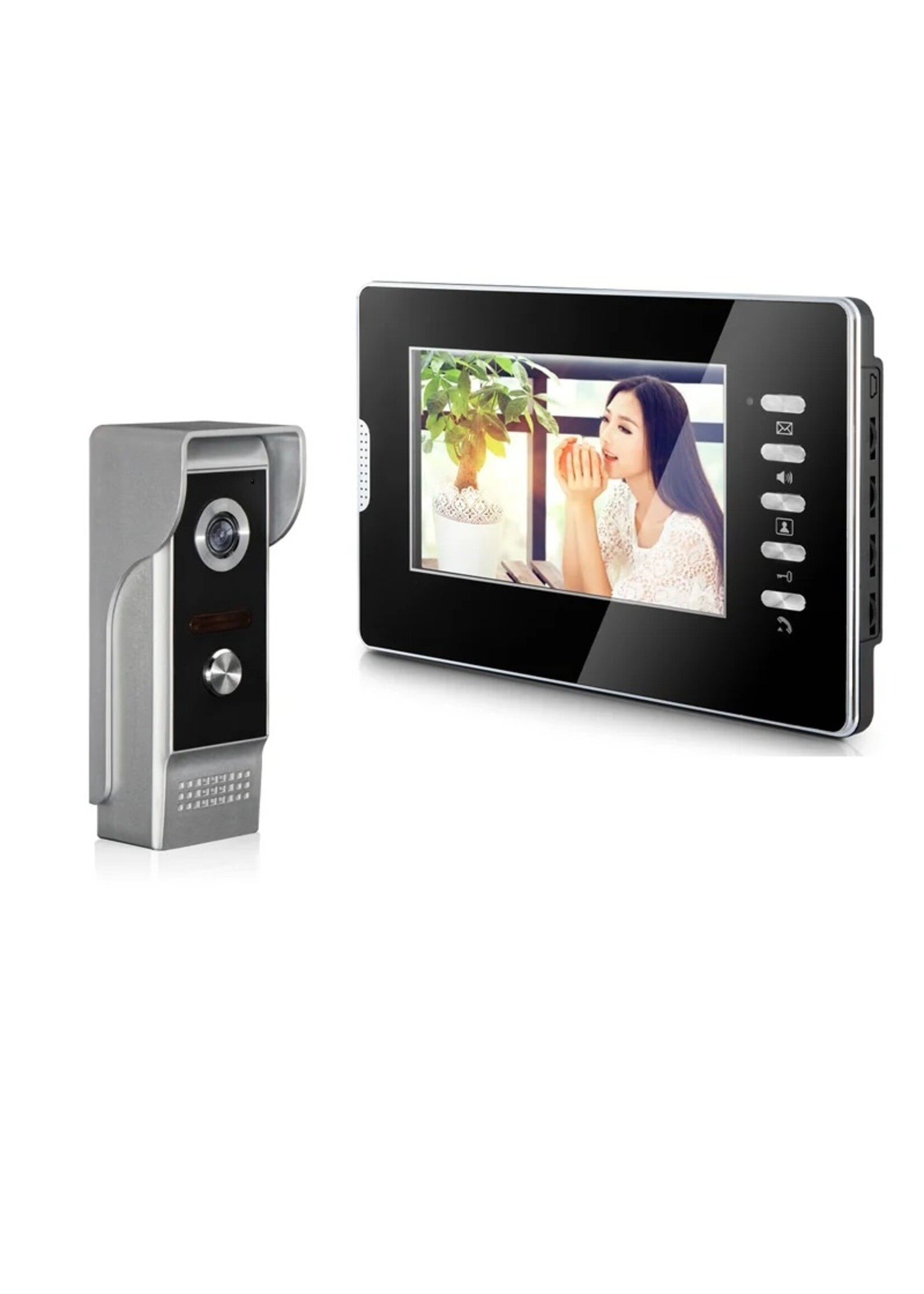 Smart 7''Video Deurbel IR Nachtzicht Intercom Video Deurtelefoon