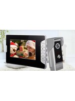 7''Inch kleurenscherm bedraad videodeurbel intercomsysteem
