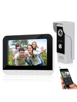 2.4G WIFI IP Video-intercomsysteem 7 "Deurbeltelefoon
