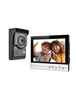 9 "Bekabeld video-deurtelefoon-intercomsysteem