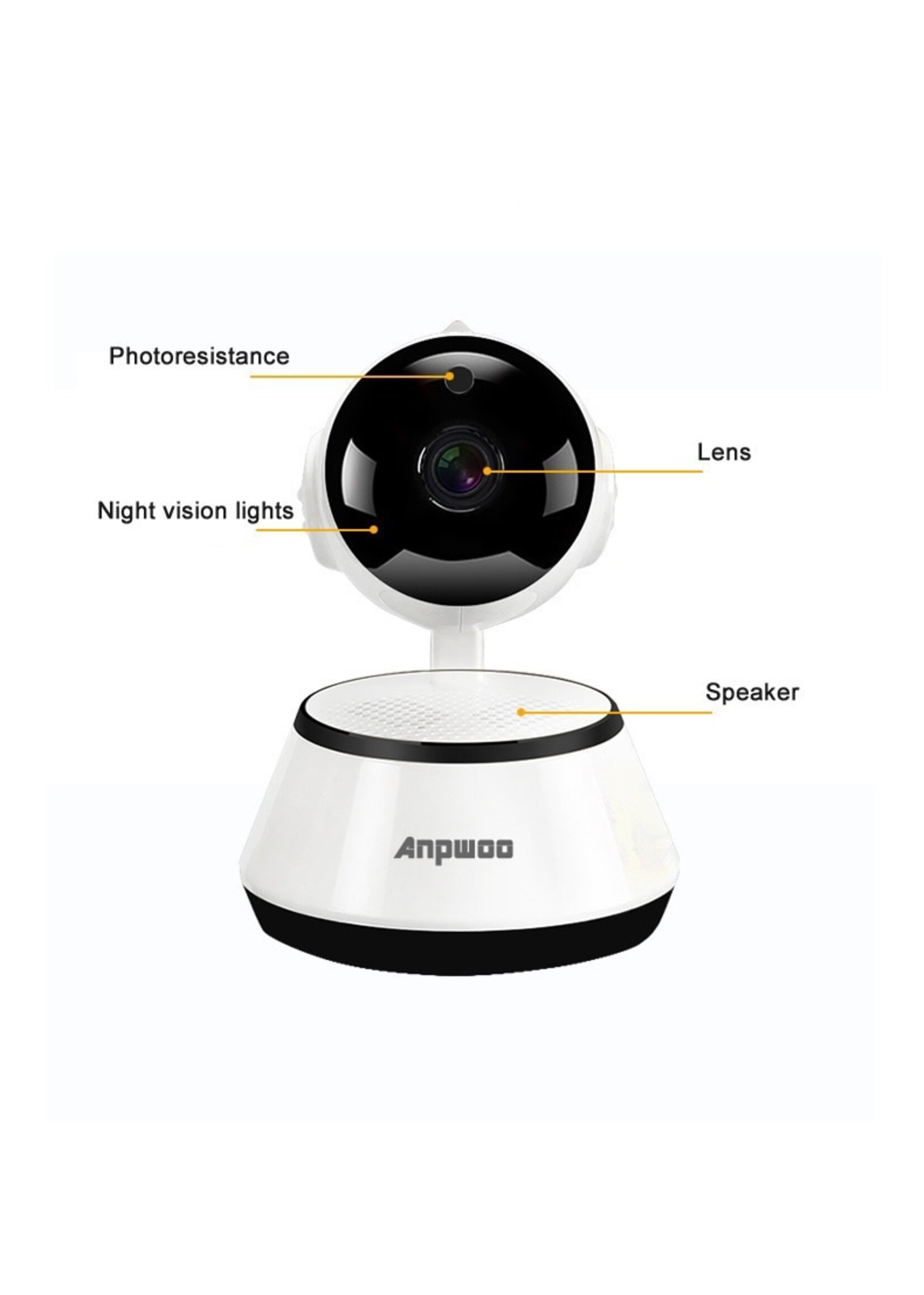 720P HD IP camera - draadloos - beveiligingscamera - camerabewaking - nachtcamera - Babyfoon