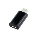 USB verloop-stekker / adapter Male USB type C 3.1 naar Female micro USB