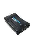 1080P HDMI naar SCART Video Audio Upscale Converter Adapter Plug en Play met USB-kabel voor Smartphone HD TV DVD
