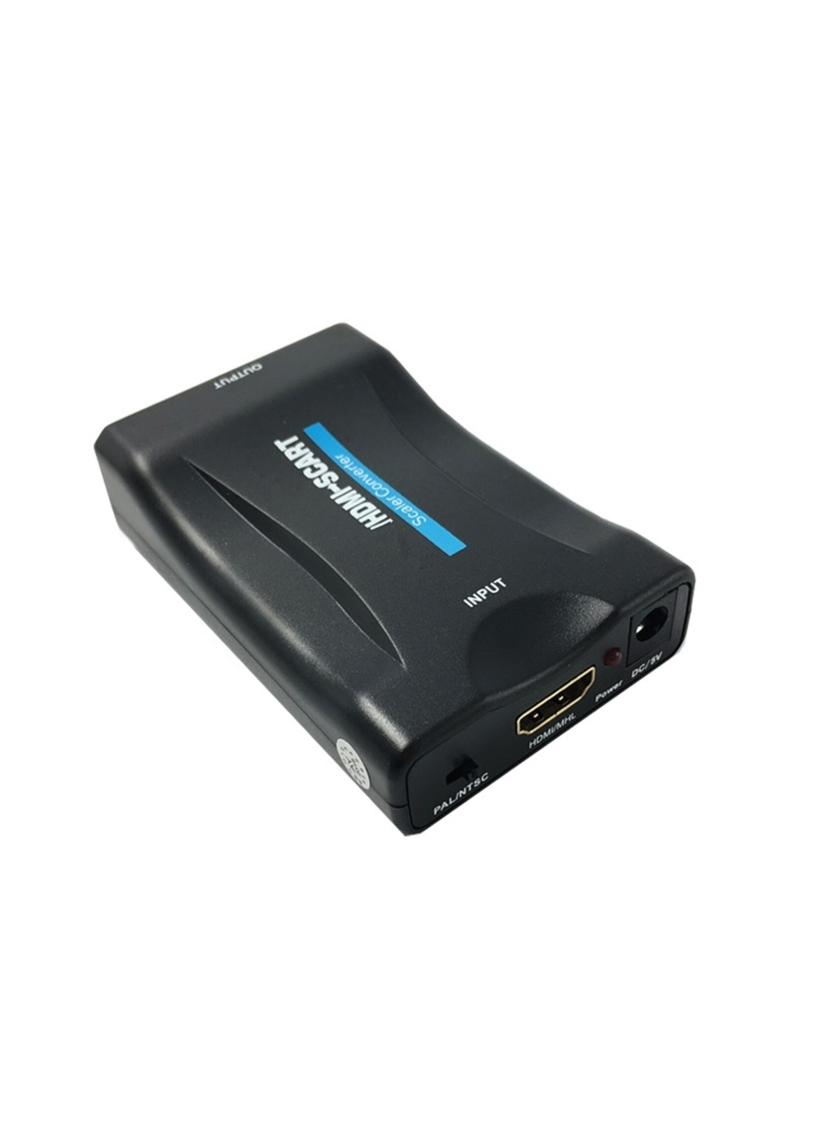1080P HDMI naar SCART Video Audio Upscale Converter Adapter Plug en Play met USB-kabel voor Smartphone HD TV DVD