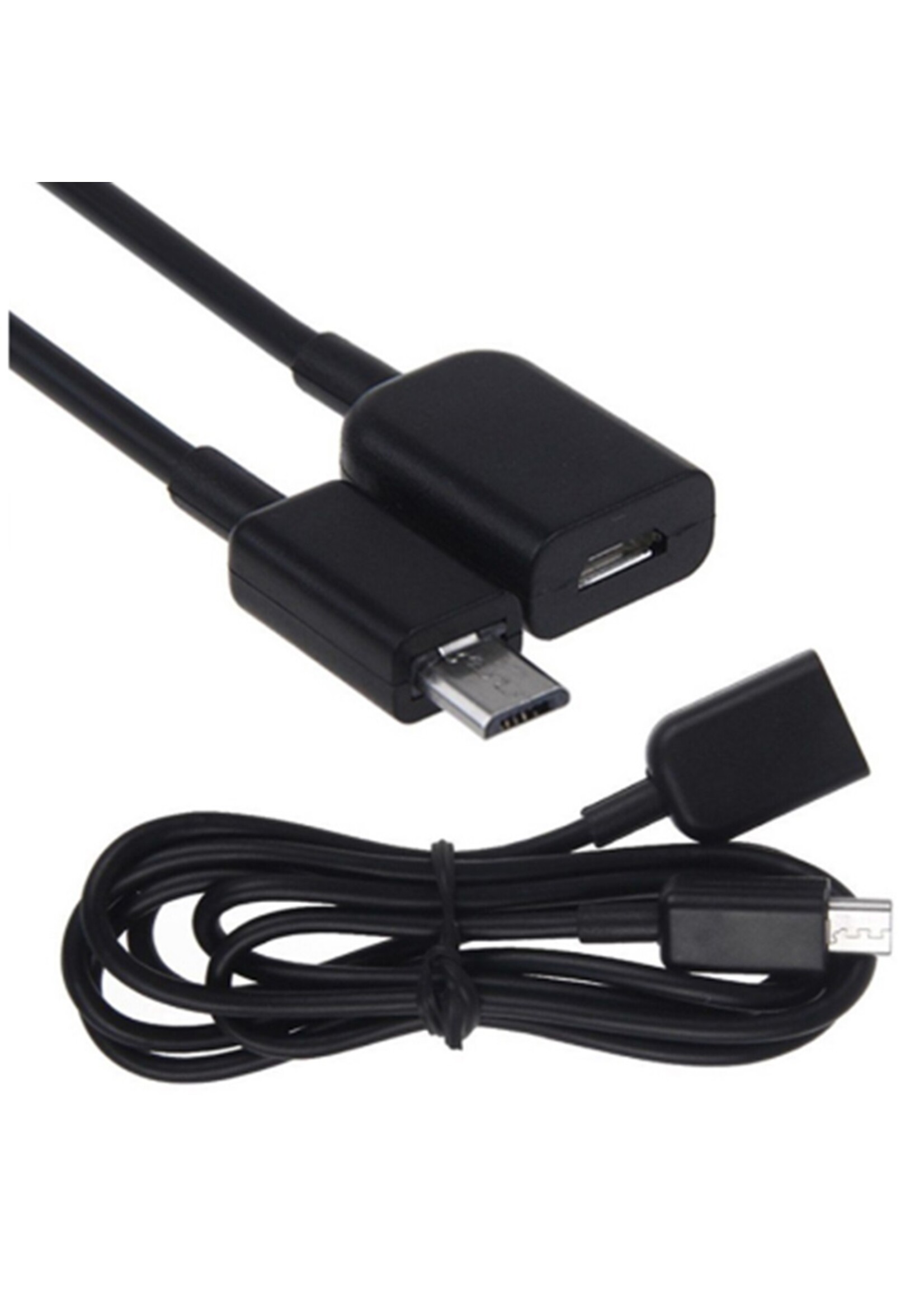 Micro-USB verlengkabel 1 meter M/F Micro USB kabel 100cm