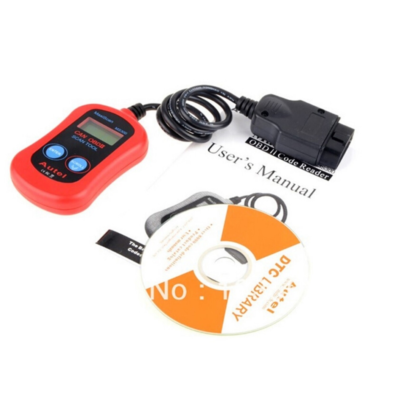 Autel Autel MaxiScan MS300 OBDII/CAN Code Reader – DIY Auto Diagnosetool