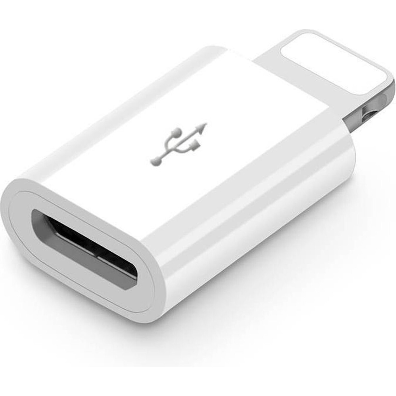 Lightning naar micro USB - USB Adapter - iPhone - oplader - micro usb-kabel - zilver