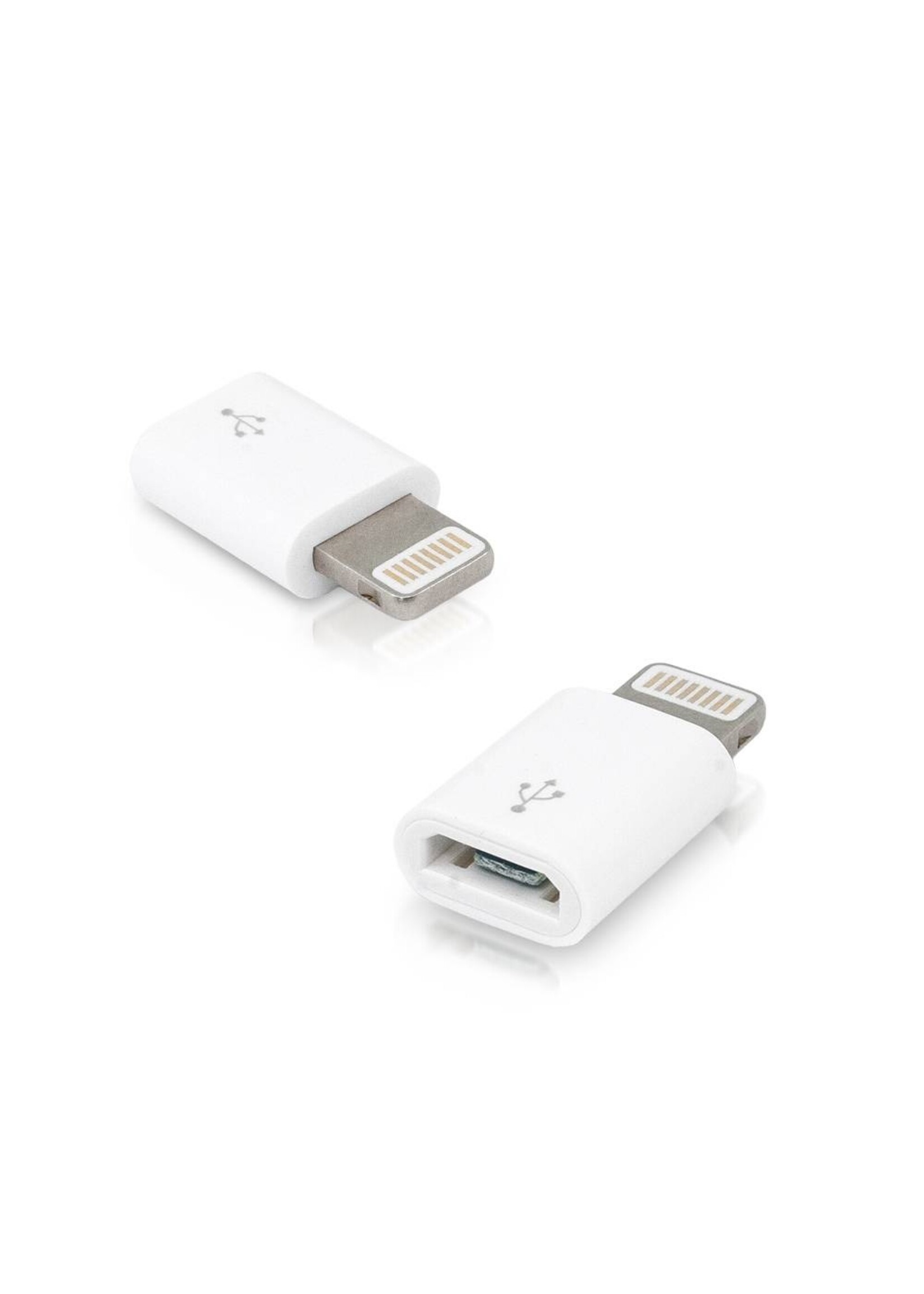 Lightning naar micro USB - USB Adapter - voor iPhone - oplader - micro usb-kabel - zilver