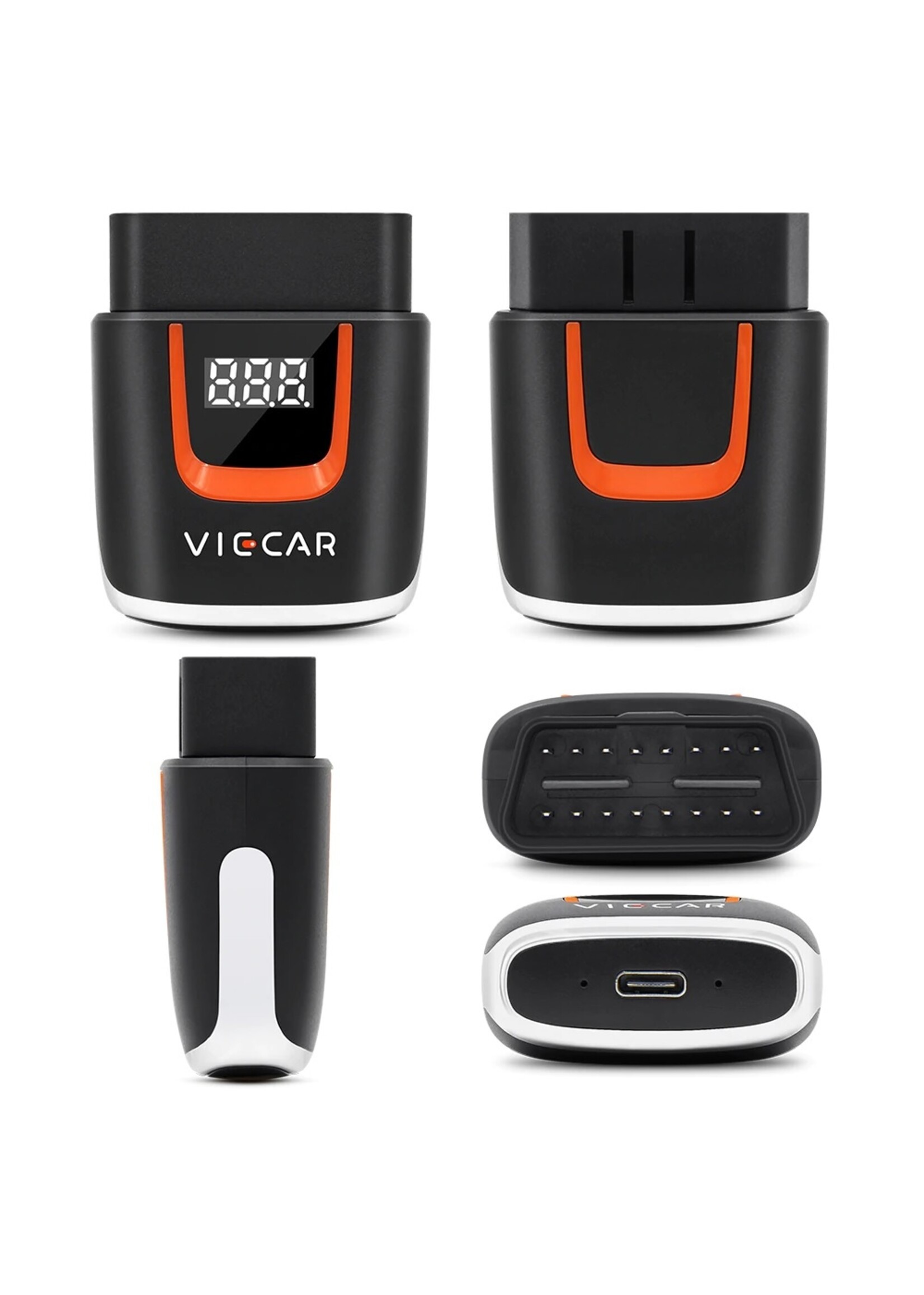 Viecar Viecar VP004 ELM327 V2.2 – WiFi & USB Type-C OBD2 Auto Diagnosetool