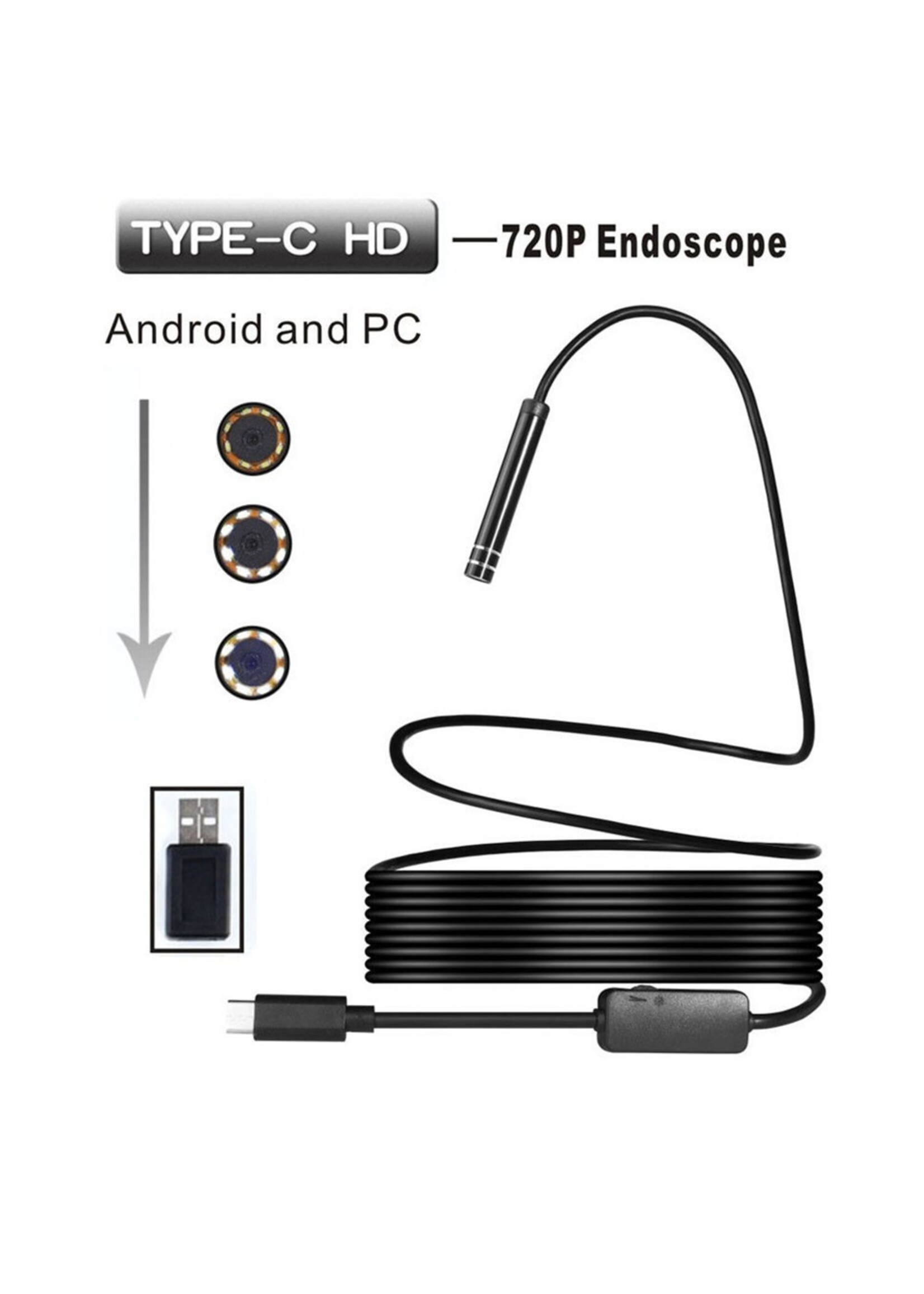 Type-C endoscoop 7mm camera diameter