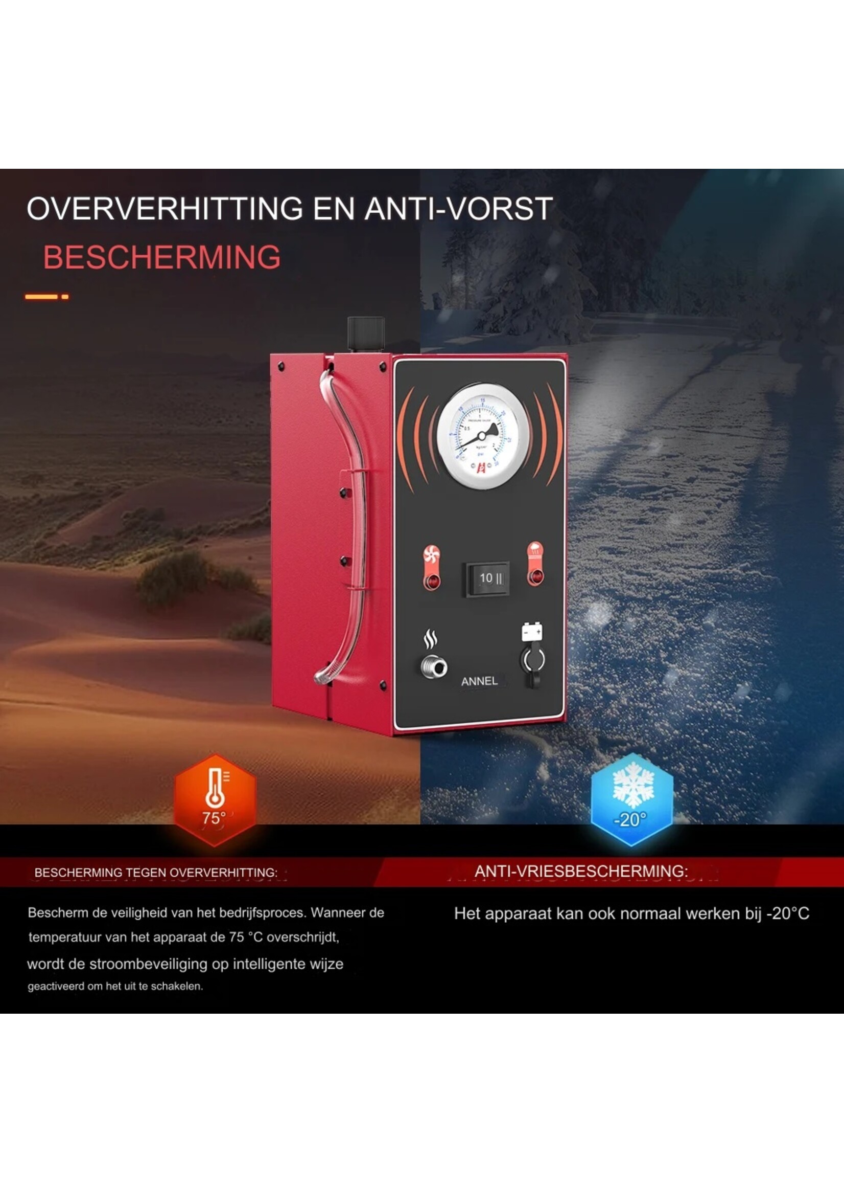 Ancel ANCEL S200 Auto Rooklekdetector Automotive EVAP Lekkage Gaslekkage Locator Olieleiding Generator Diagnostic Tool