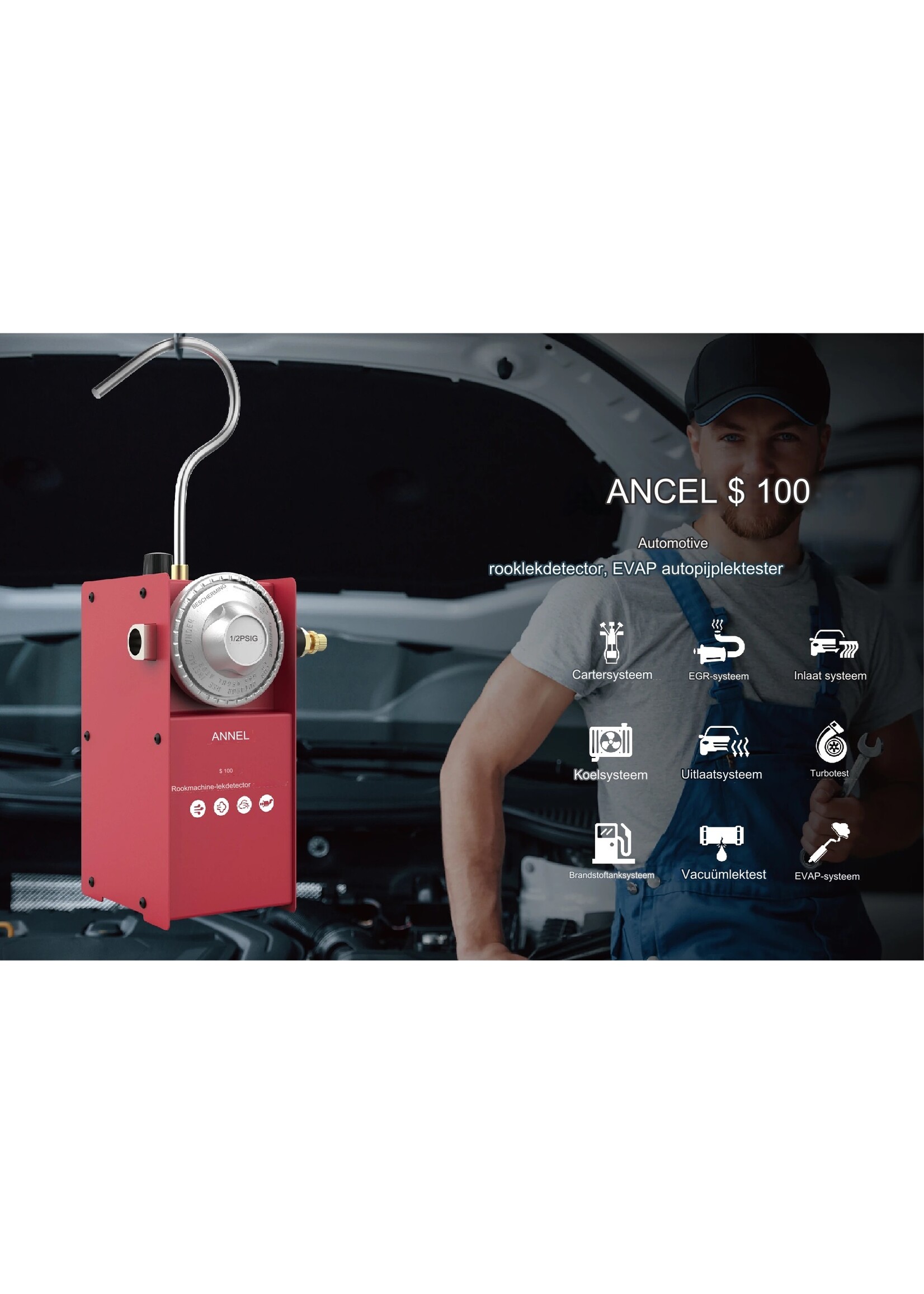 Ancel Ancel S100 Auto Rooklekdetector