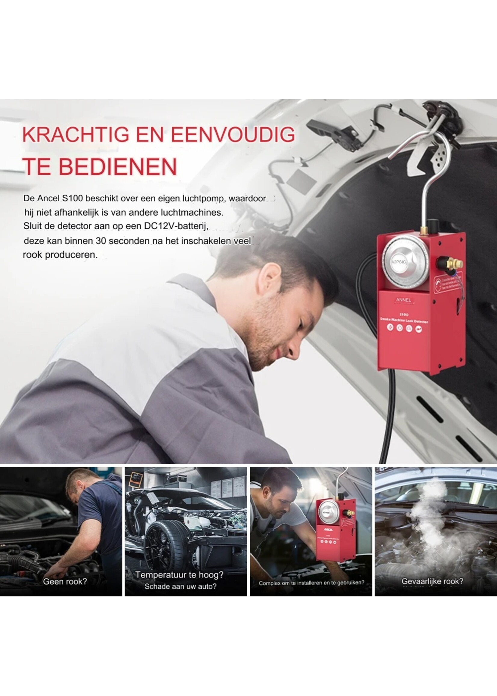 Ancel Ancel S100 Auto Rooklekdetector
