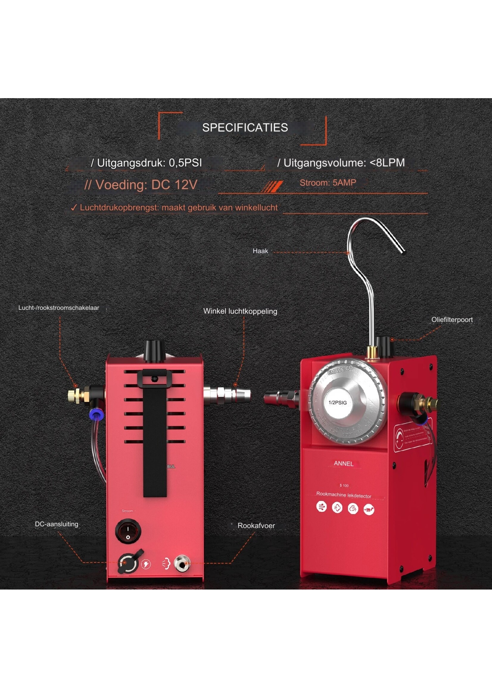 Ancel Ancel S100 Auto Rooklekdetector