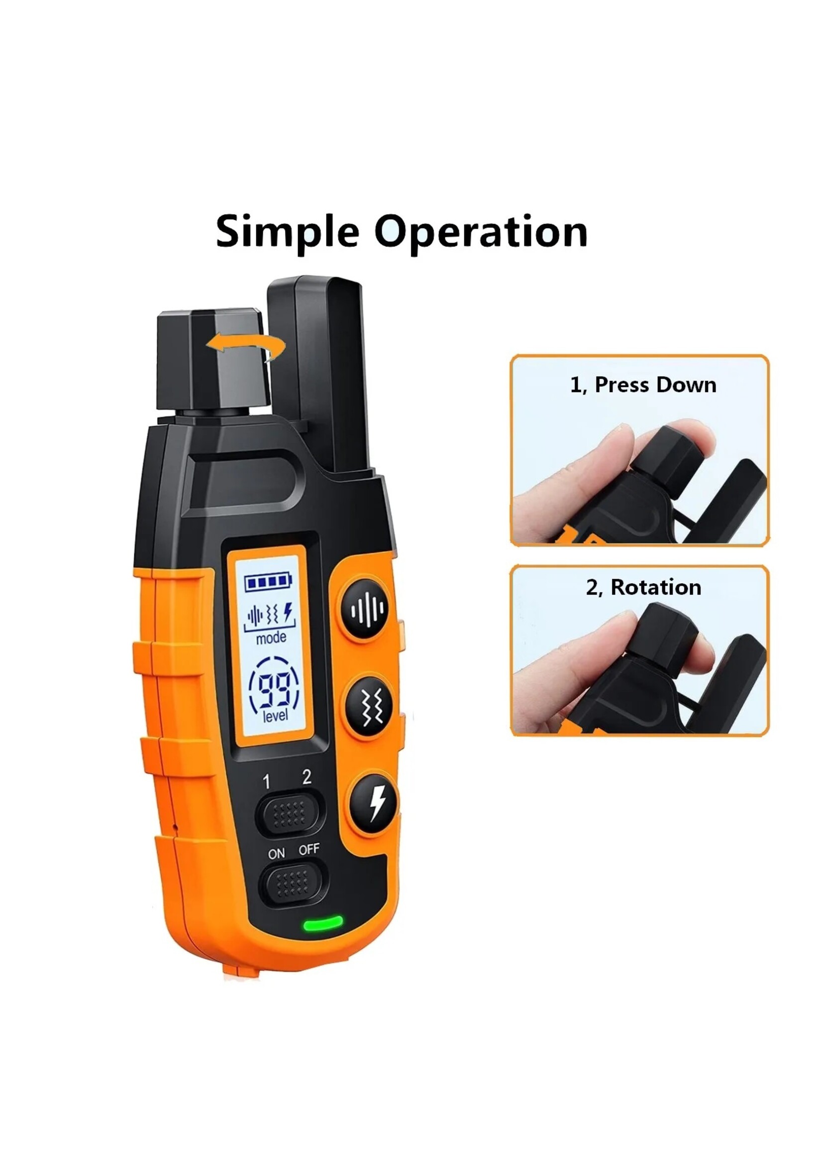 Nieuwe hondentrainer voorkomt blaffen door afstandsbediening, trillingen, halsbandtraining met elektrische schok, stop met blaffen van honden