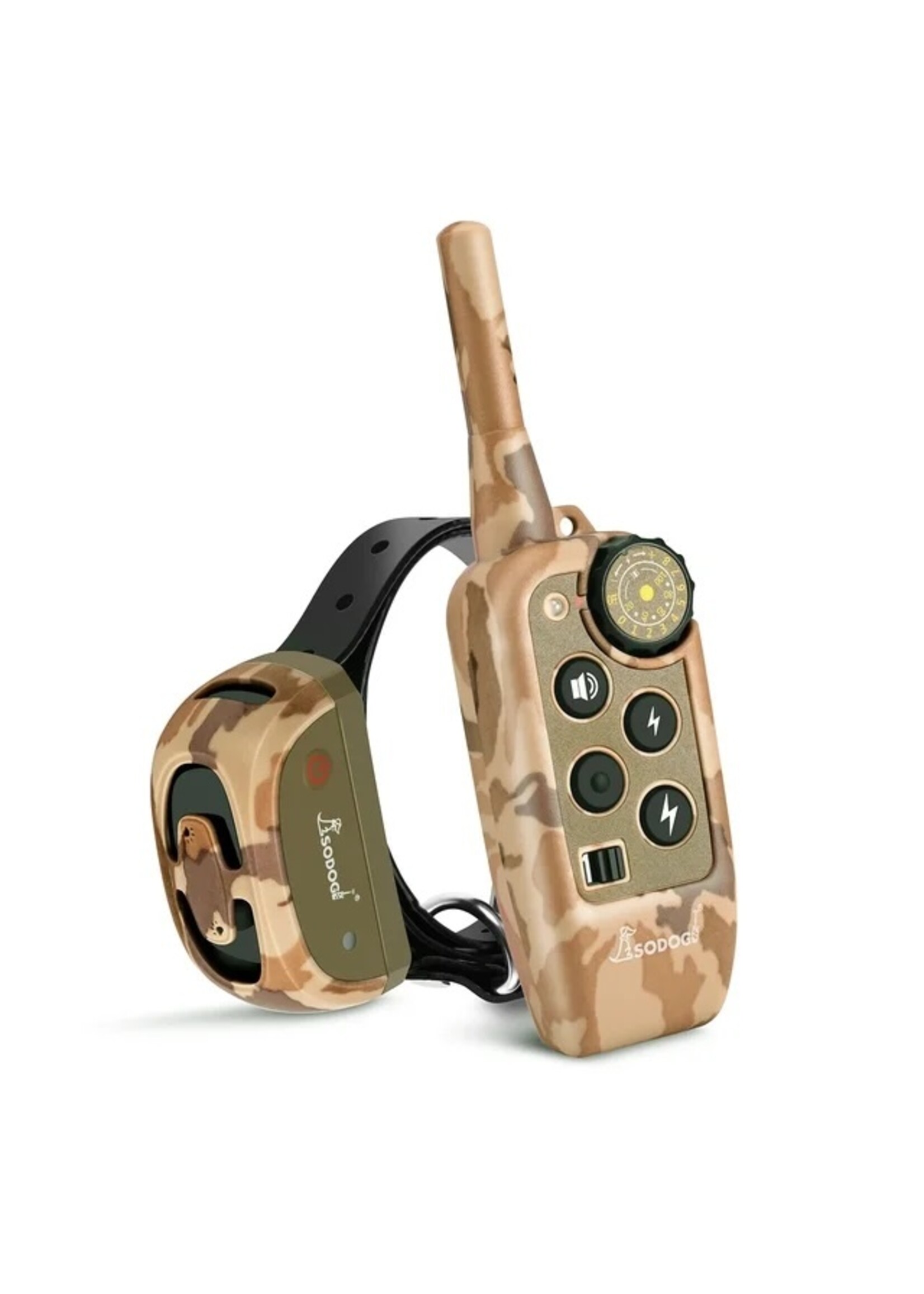 SODOG Trainingshalsband voor honden Afstandsbediening 300m Waterdichte oplaadbare blafstopper voor huisdieren Controle trainingshalsband voor 1 of 2 honden (zie dropdown Menu)