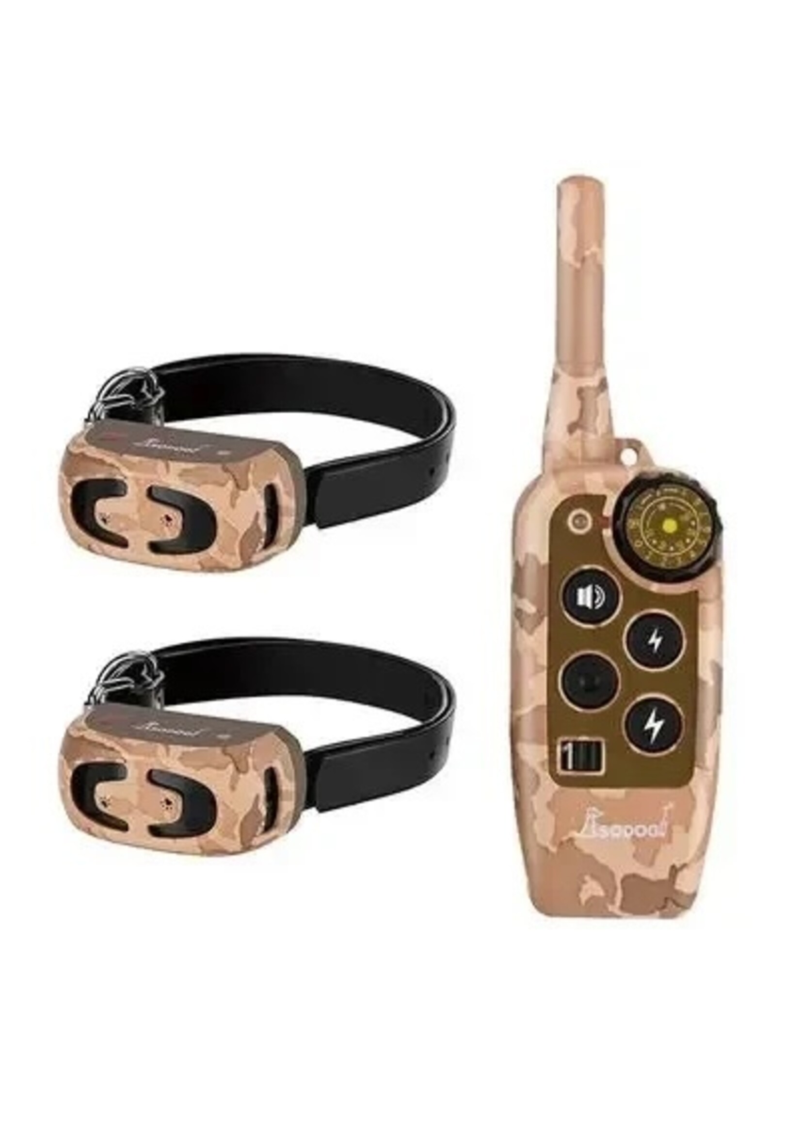 SODOG Trainingshalsband voor honden Afstandsbediening 300m Waterdichte oplaadbare blafstopper voor huisdieren Controle trainingshalsband voor 1 of 2 honden (zie dropdown Menu)