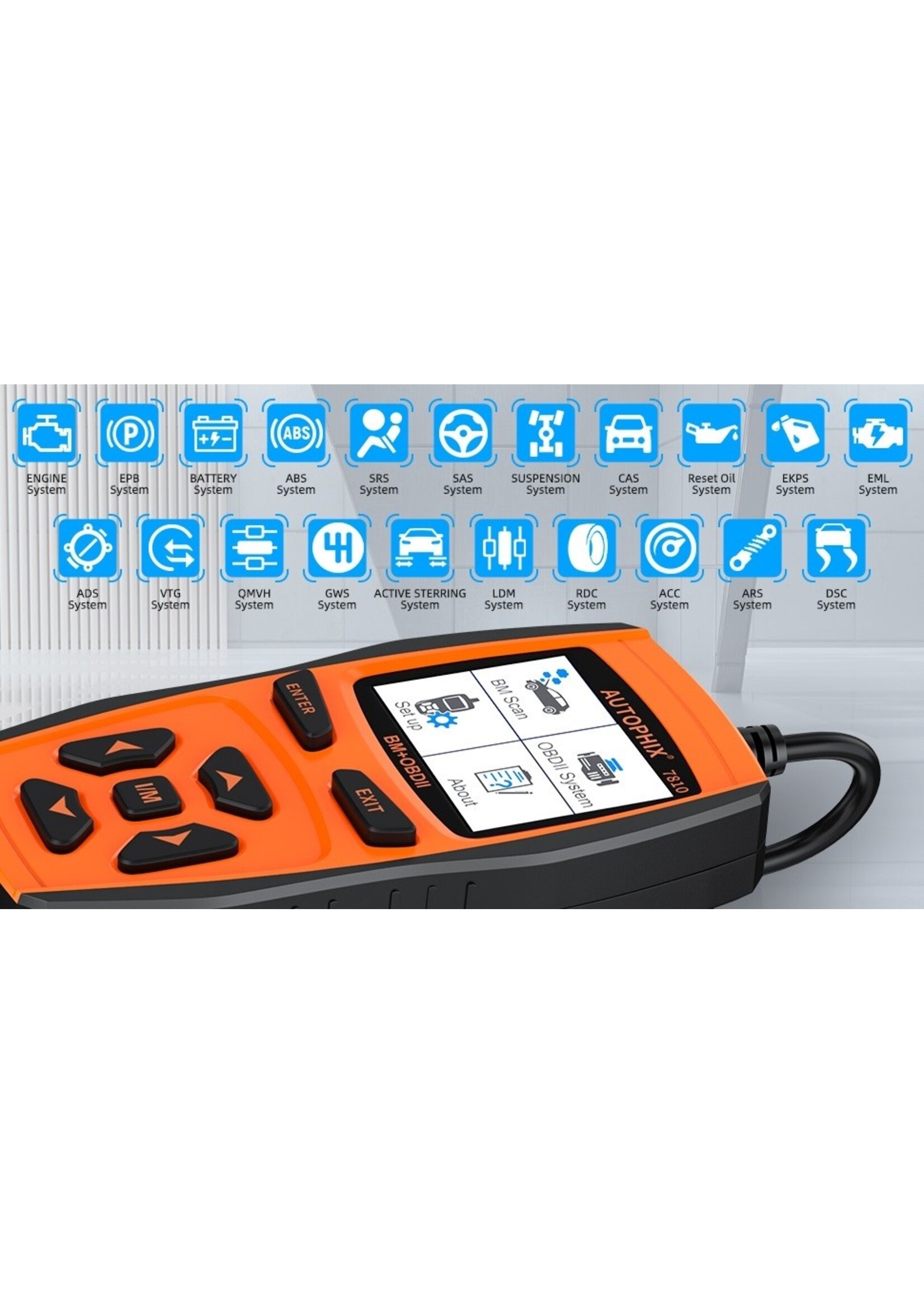 Autophix AUTOPHIX 7810 voor BMW Volledige Systemen OBD2 Scanner
