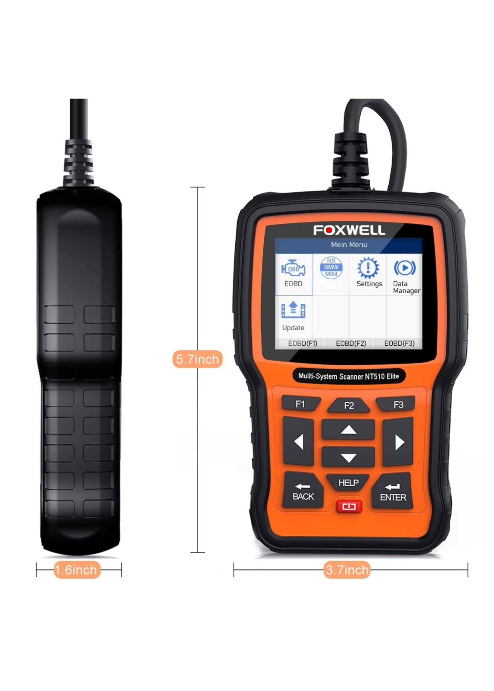 Foxwell FOXWELL NT510 Elite - Professionele Scanner voor Uw Auto