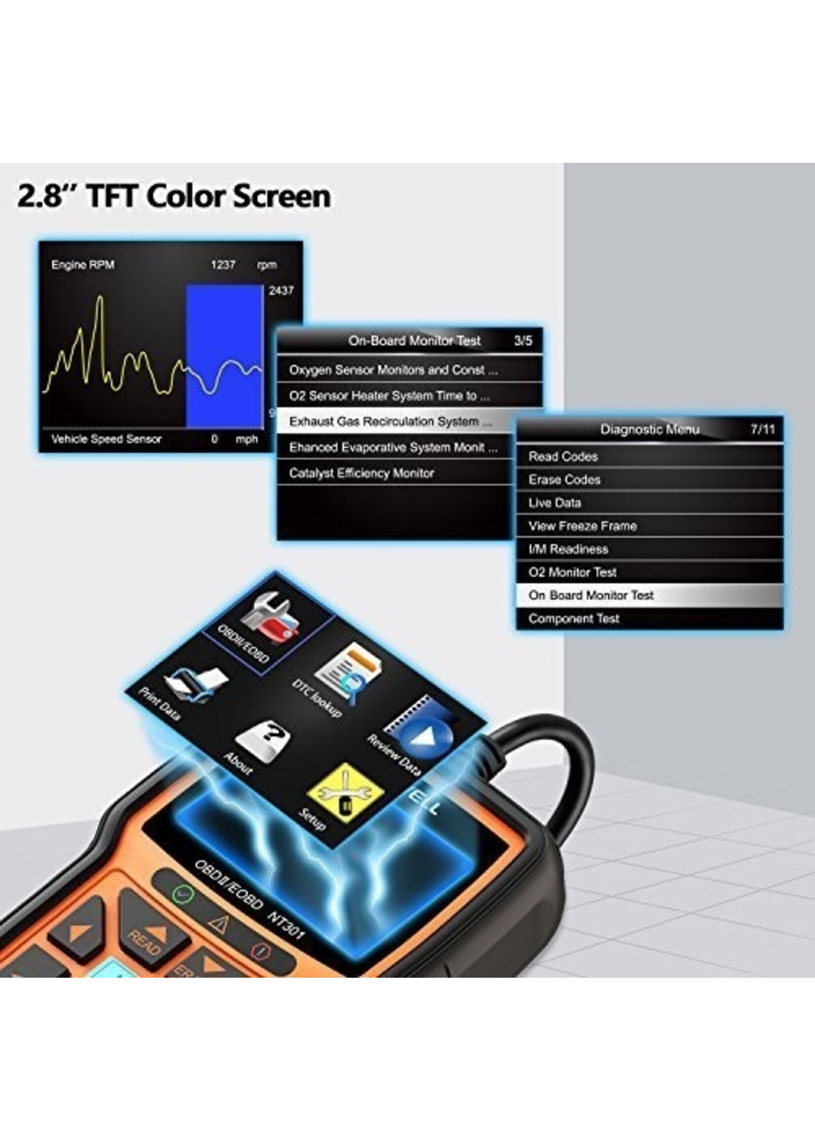 Foxwell Foxwell NT301 – Professionele OBD2 Diagnosecomputer