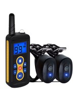 T-600 trainingshalsband op afstand – Trainen met uw hond – Trainingshalsband – Oplaadbare trainingshalsband – Voor 2 Honden