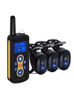 T-600 trainingshalsband op afstand – Trainen met uw hond – Trainingshalsband – Oplaadbare trainingshalsband – Voor 3 Honden