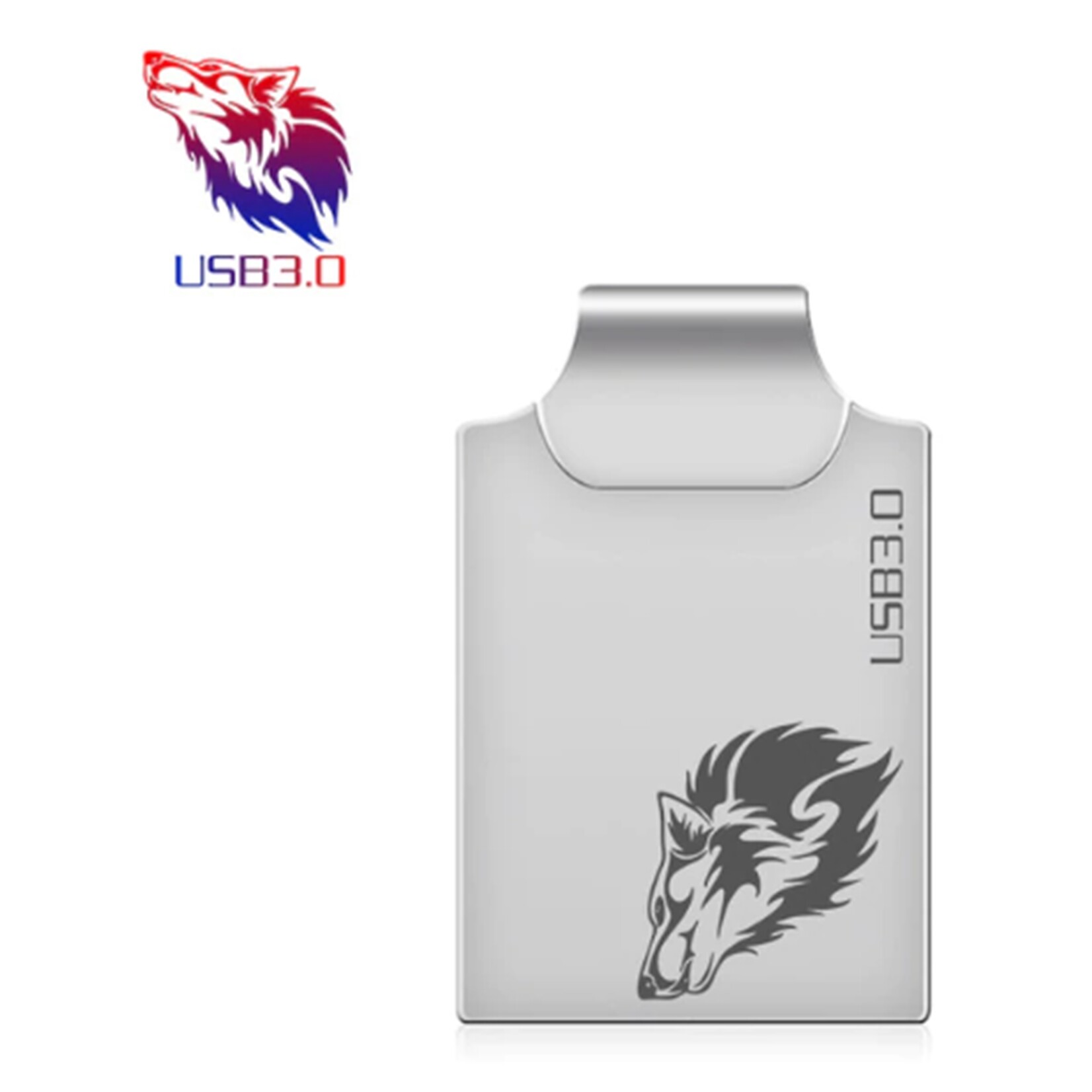 USB 3.0 - 32 GB - USB-stick - Flash Drive – Memory stick - USB flash drive – Kleur: Silver