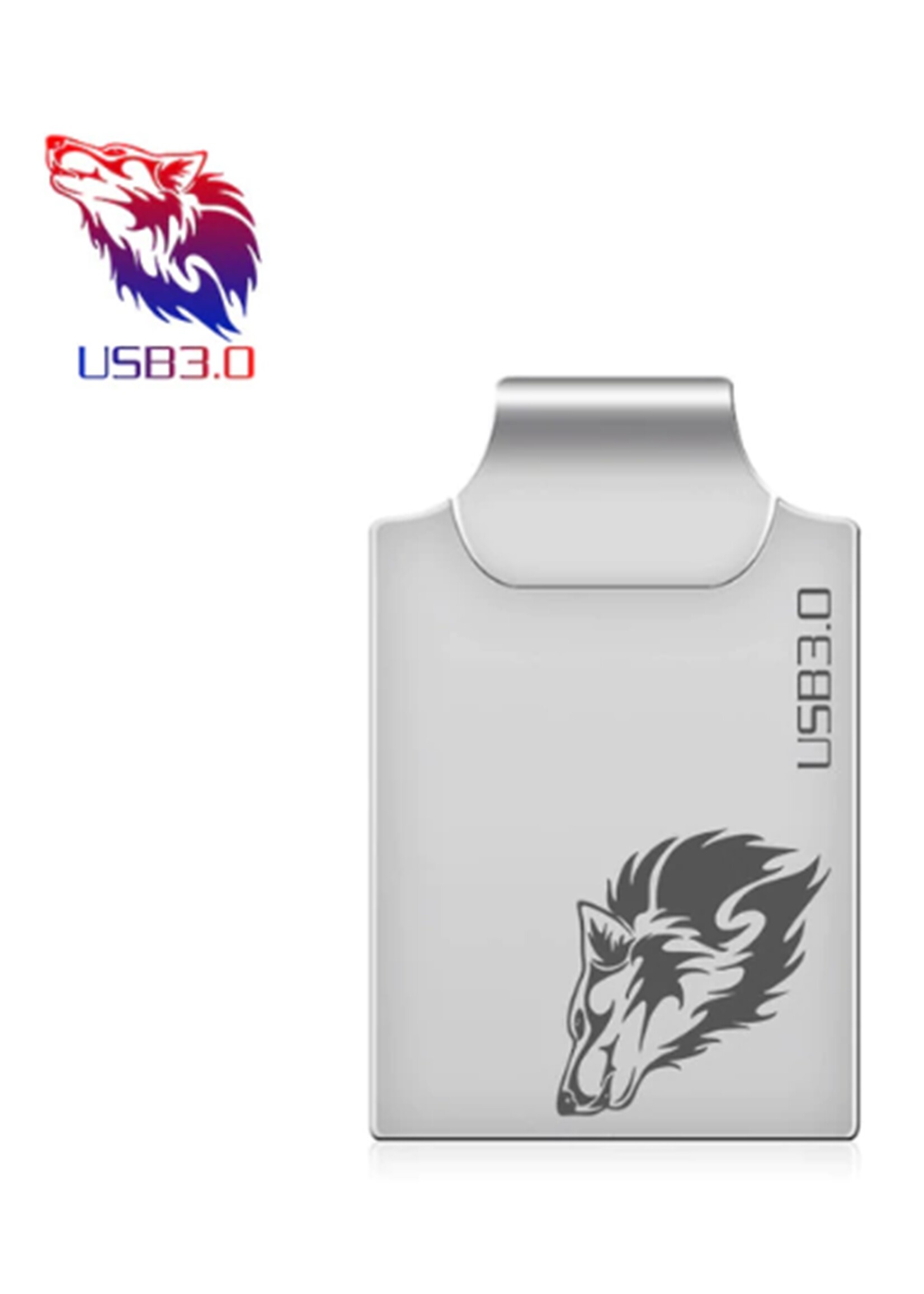 USB 3.0 - 32 GB - USB-stick - Flash Drive – Memory stick - USB flash drive – Kleur: Silver