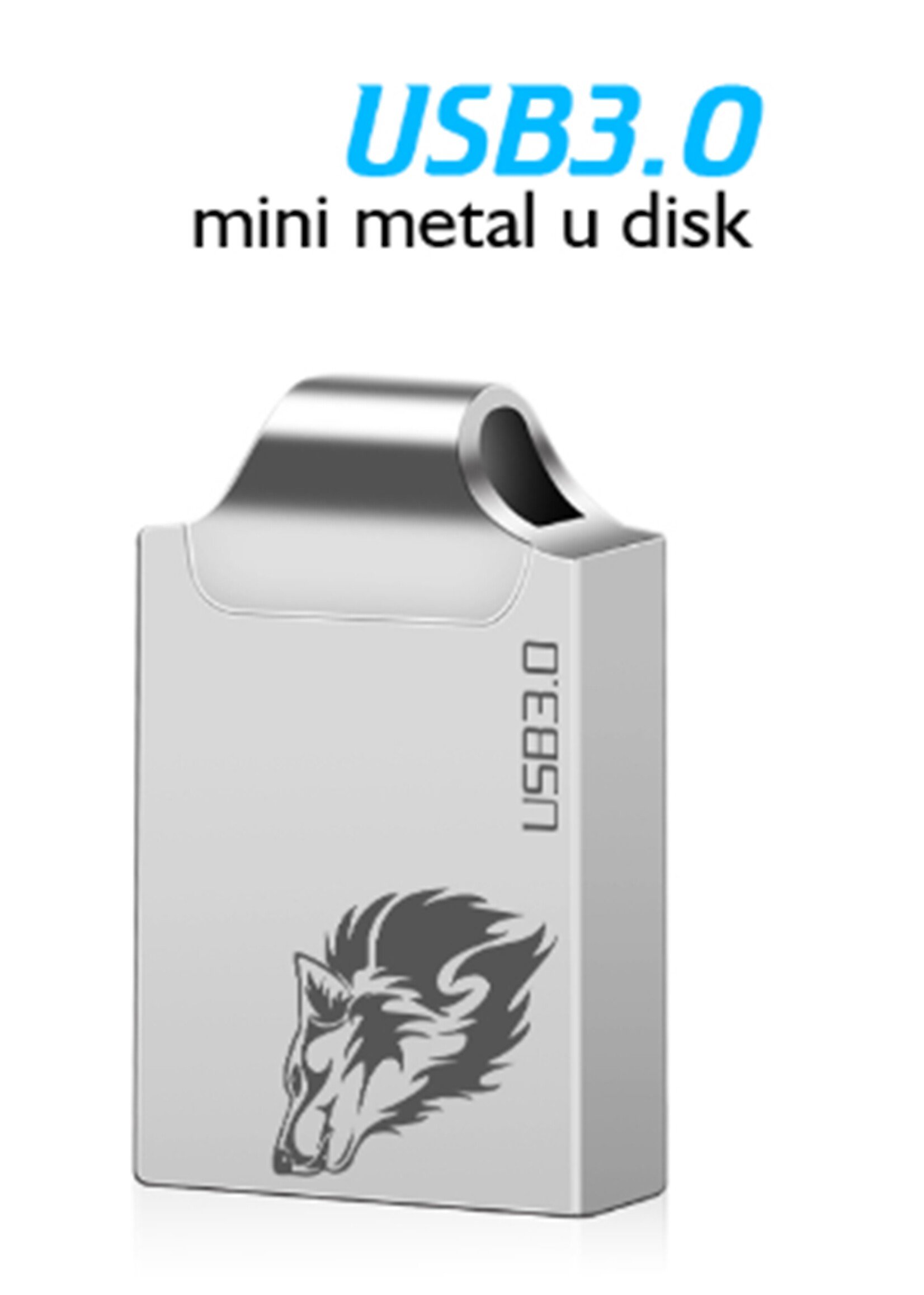 USB 3.0 - 32 GB - USB-stick - Flash Drive – Memory stick - USB flash drive – Kleur: Silver