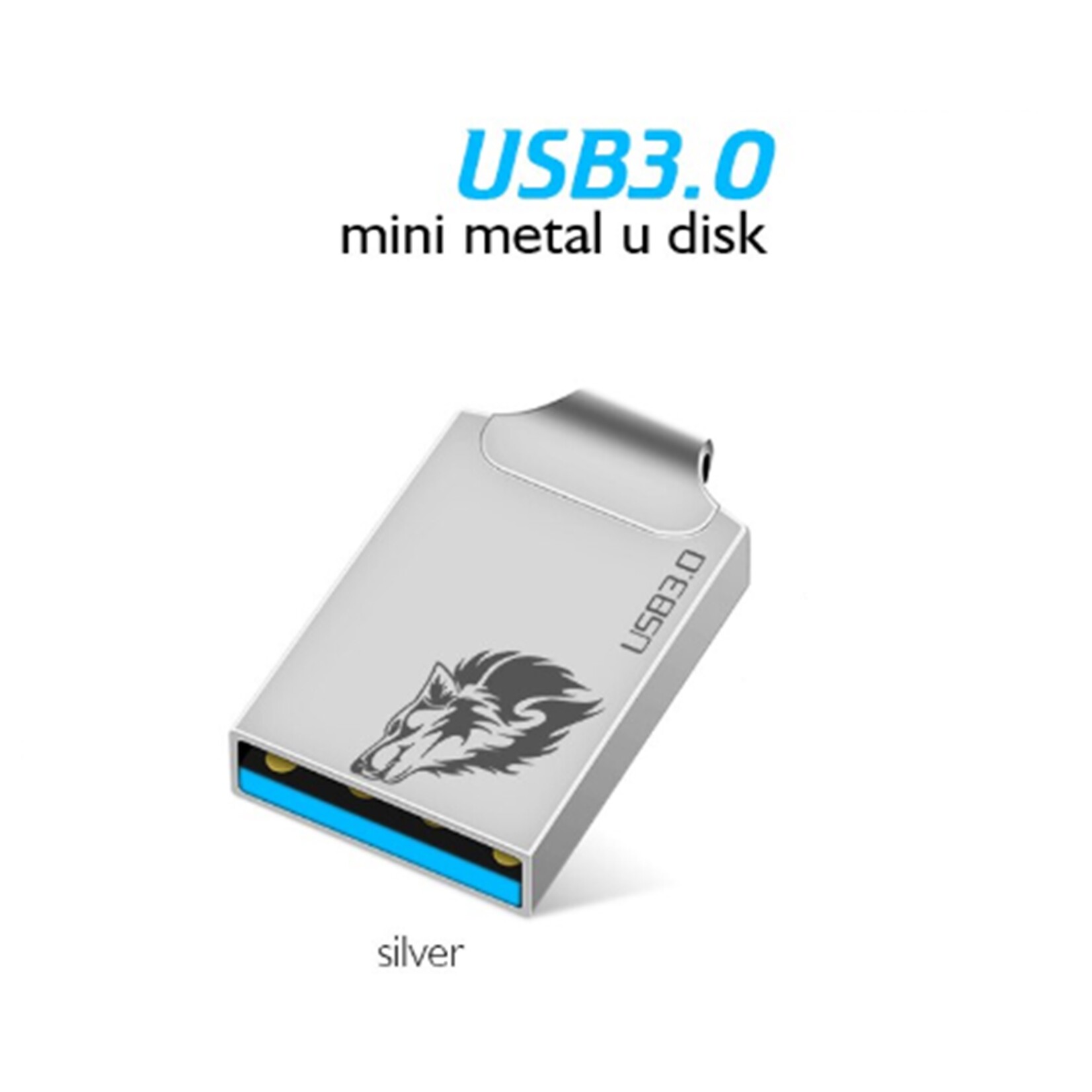 USB 3.0 - 32 GB - USB-stick - Flash Drive – Memory stick - USB flash drive – Kleur: Silver