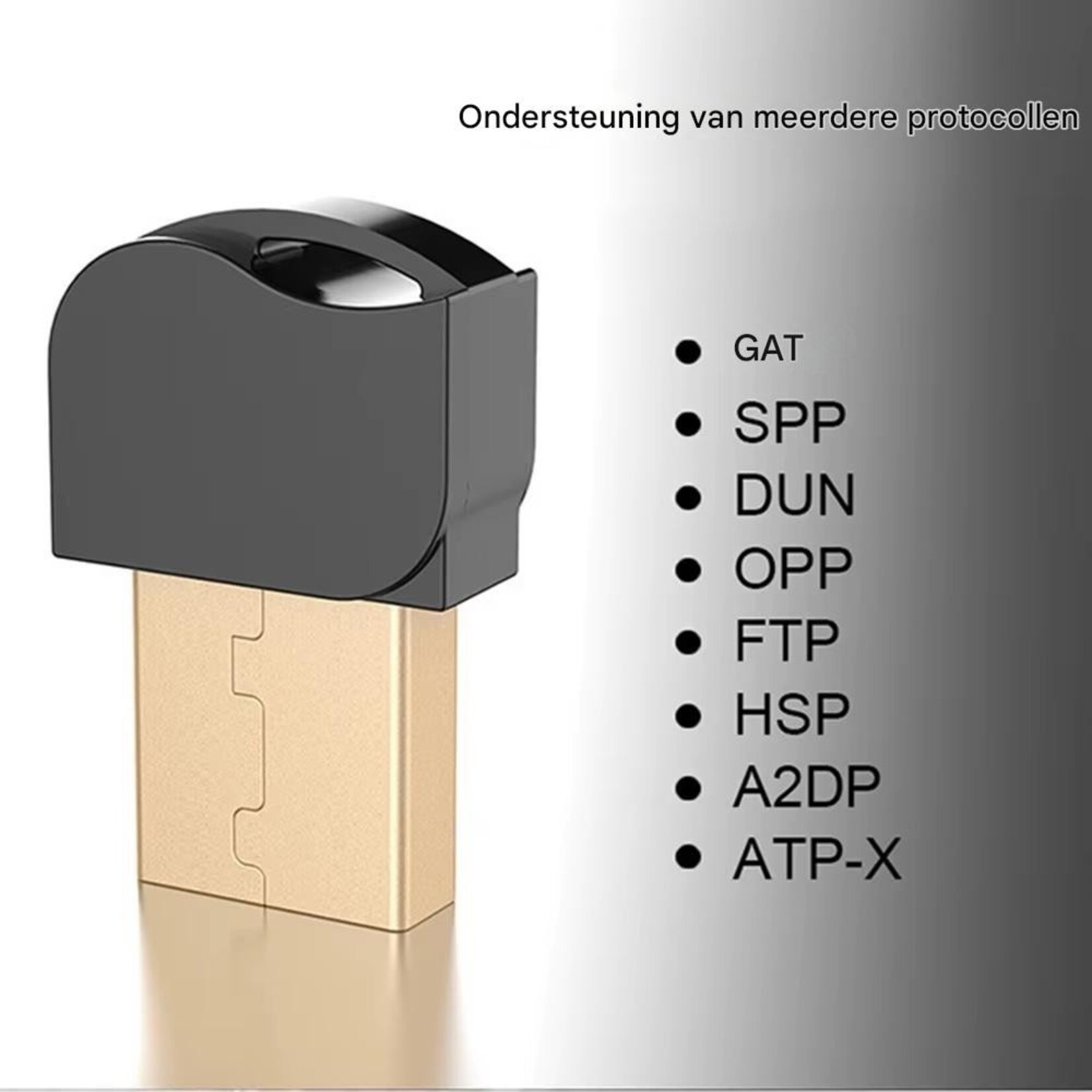 Draadloze USB Bluetooth-compatibele 5.0-adapterontvanger Dongle Hoge snelheidszender Draadloze USB-adapter voor laptop-pc-computer