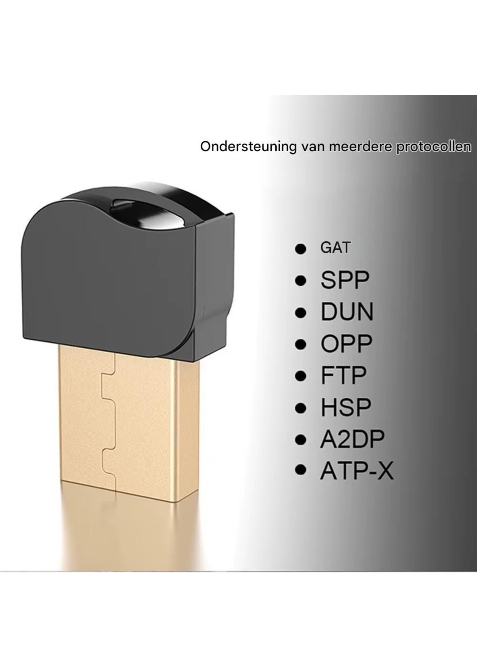 Draadloze USB Bluetooth-compatibele 5.0-adapterontvanger Dongle Hoge snelheidszender Draadloze USB-adapter voor laptop-pc-computer
