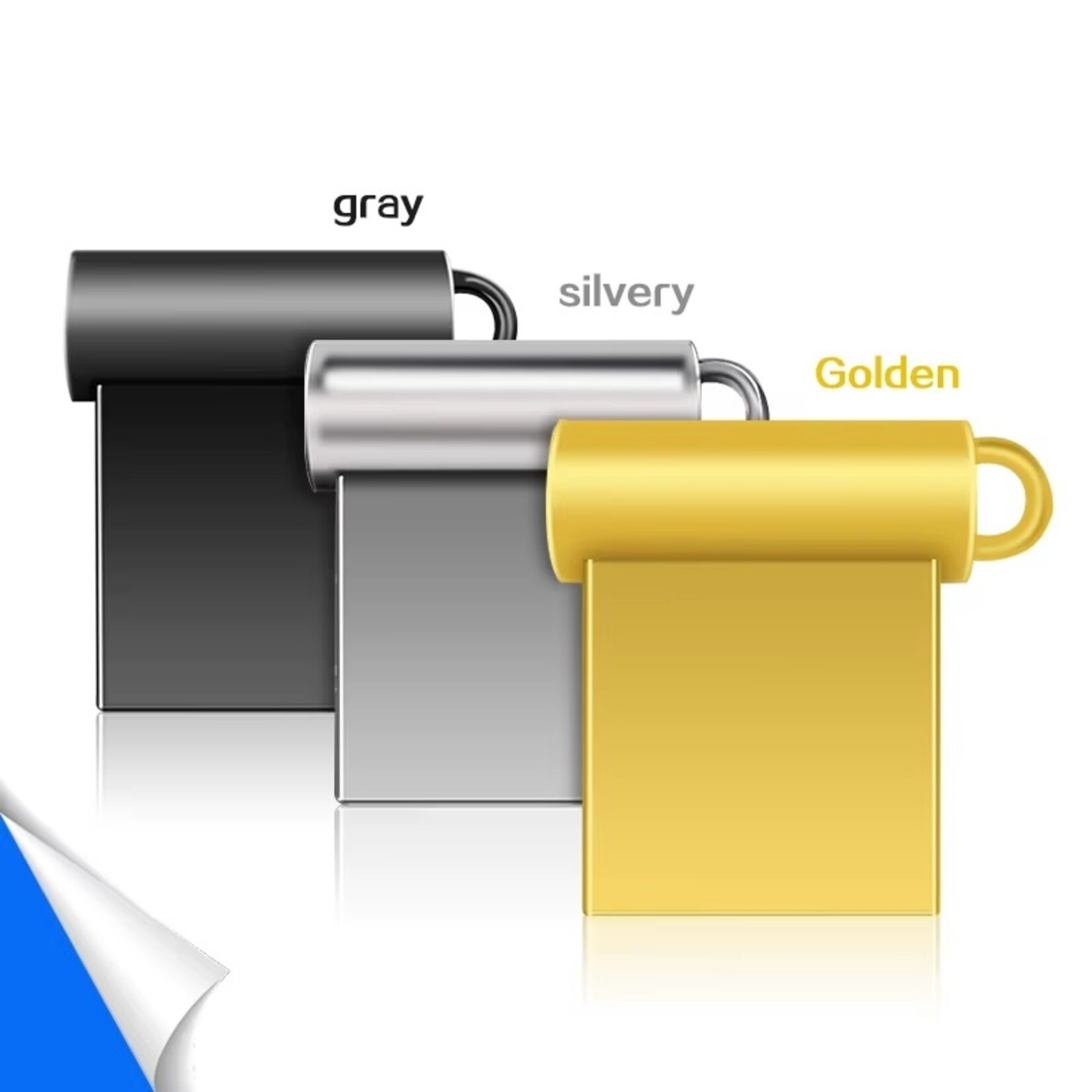 32GB Aluminium Mini USB High Speed Memory Card Auto U Disk Pen Drive Flash Stabiele Snelle Transmissie Voor Auto Pc Computer Laptop
