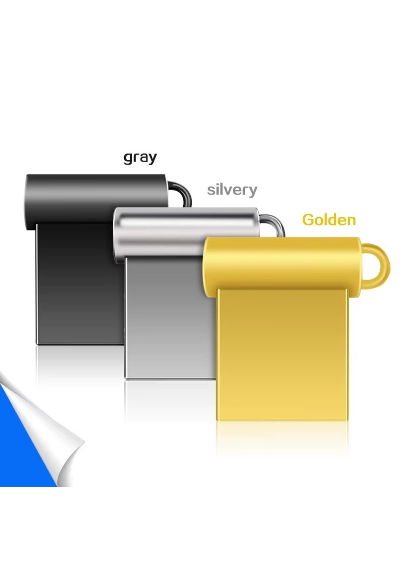 32GB Aluminium Mini USB High Speed Memory Card Auto U Disk Pen Drive Flash Stabiele Snelle Transmissie Voor Auto Pc Computer Laptop