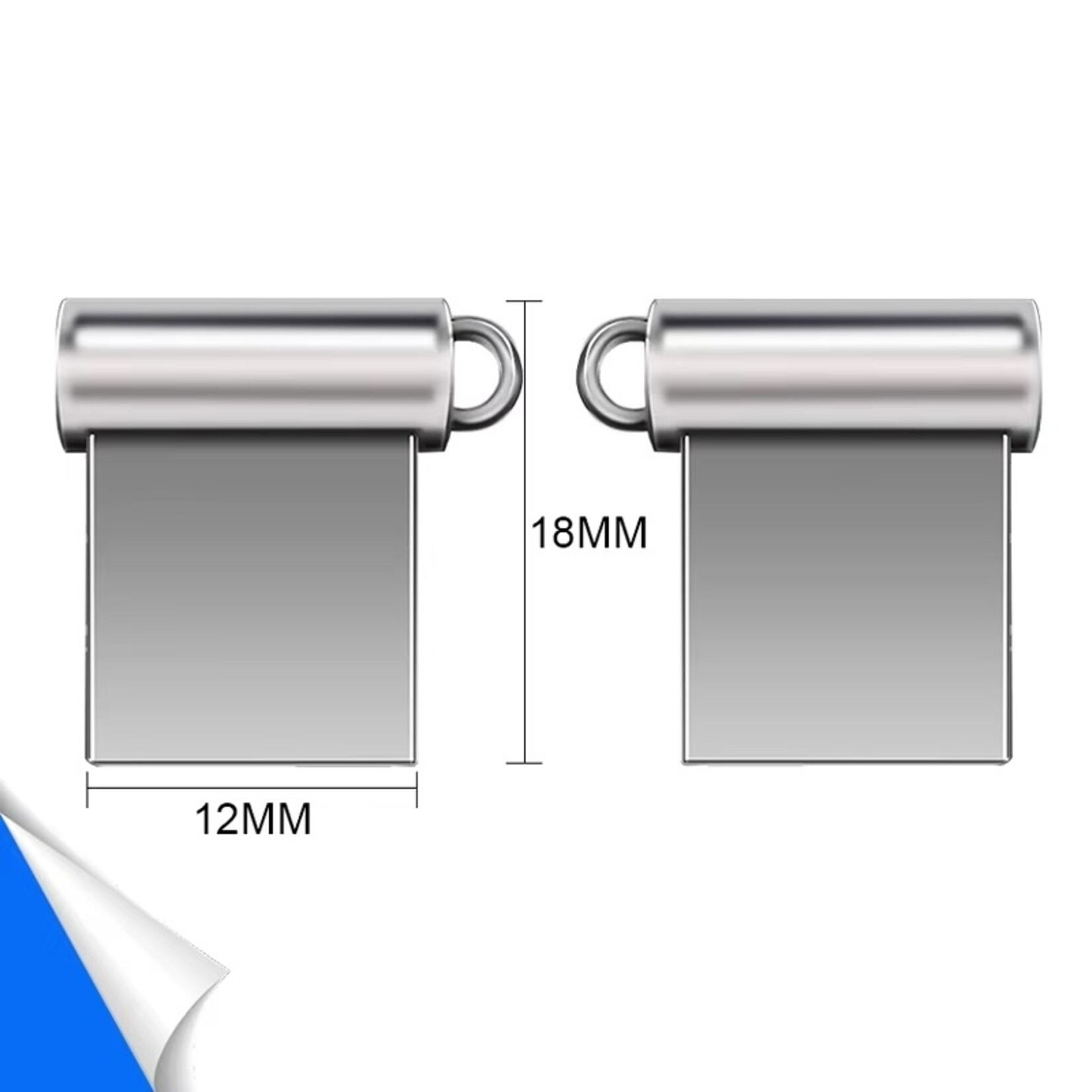 32GB Aluminium Mini USB High Speed Memory Card Auto U Disk Pen Drive Flash Stabiele Snelle Transmissie Voor Auto Pc Computer Laptop
