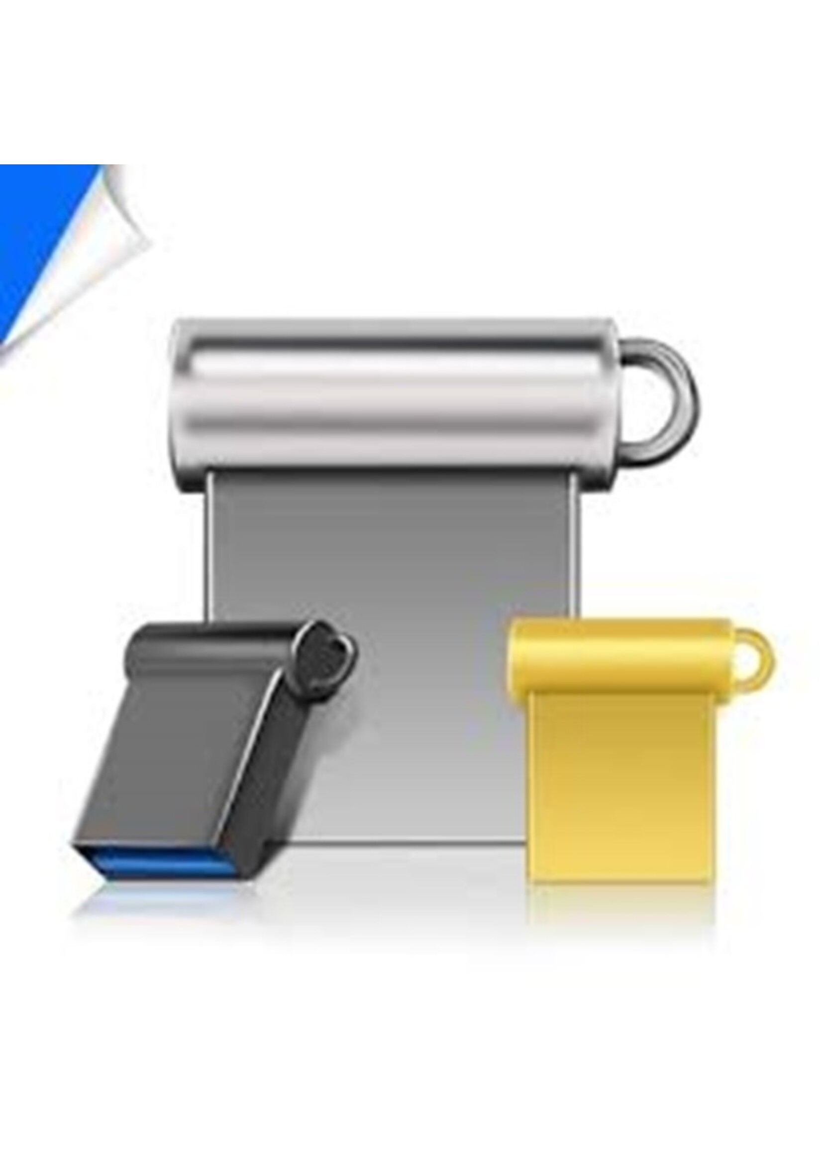 32GB Aluminium Mini USB High Speed Memory Card Auto U Disk Pen Drive Flash Stabiele Snelle Transmissie Voor Auto Pc Computer Laptop