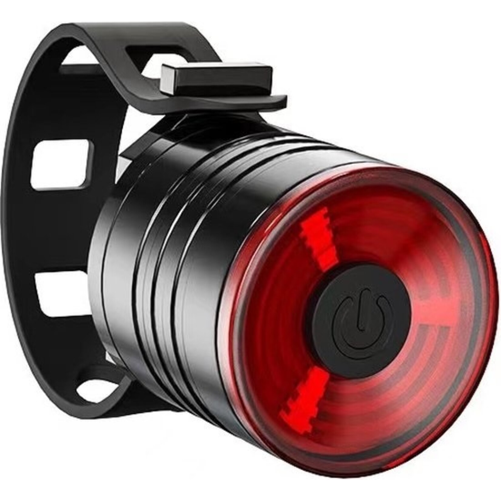 Fiets Voor/Achterlicht Fietsen Waarschuwingslamp 3 Led Kralen 2032 Batterij Legering Behuizing Koplamp Achterlicht Zaklamp