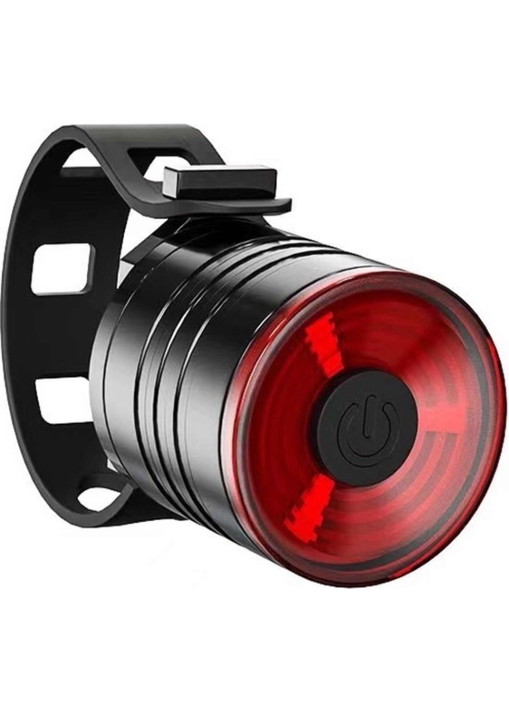 Fiets Voor/Achterlicht Fietsen Waarschuwingslamp 3 Led Kralen 2032 Batterij Legering Behuizing Koplamp Achterlicht Zaklamp