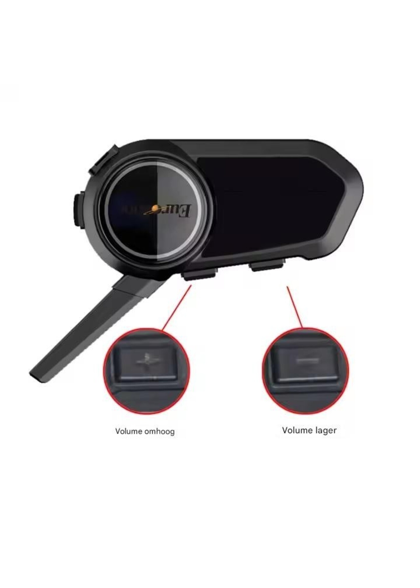 EuroFone S6 Plus Intercom voor helm, motoraccessoires, muziek delen, full duplex, 6 rij-ders, 2000 meter intercomheadset voor rijders