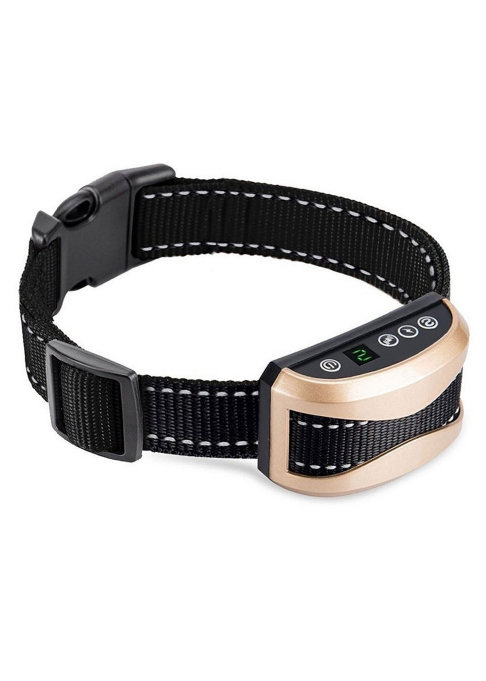 LED intelligente ultrasone blafstopper hondentraining elektrische schok honden anti-blafhalsband